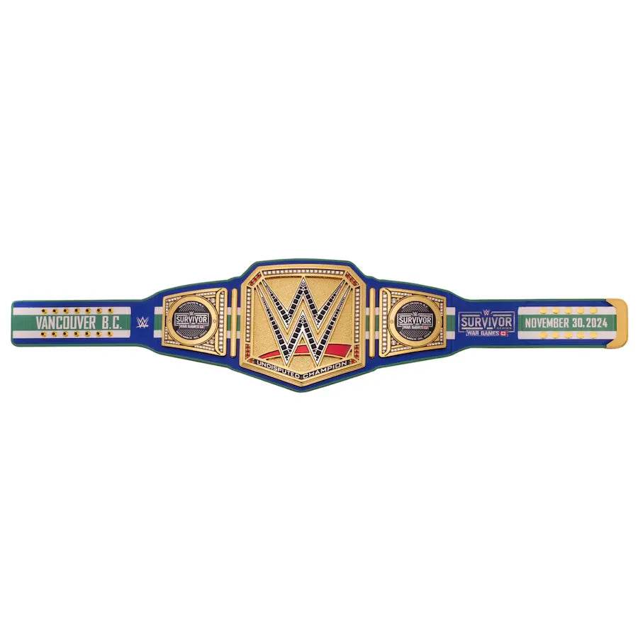 WWE Survivor Series War Games 2024 Undisputed Championship Belt Championship Belt WWF Belt