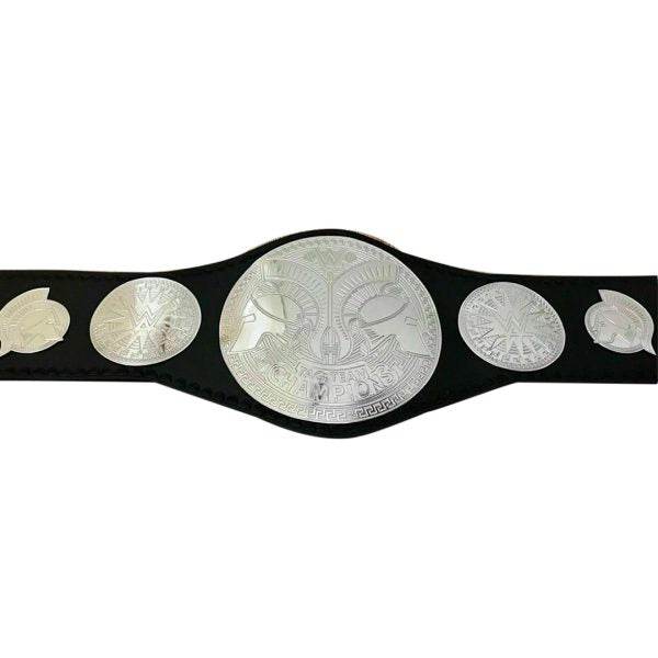 WWE Tag Team Wrestling Championship Black Title Belt Championship Belt WWF Belt