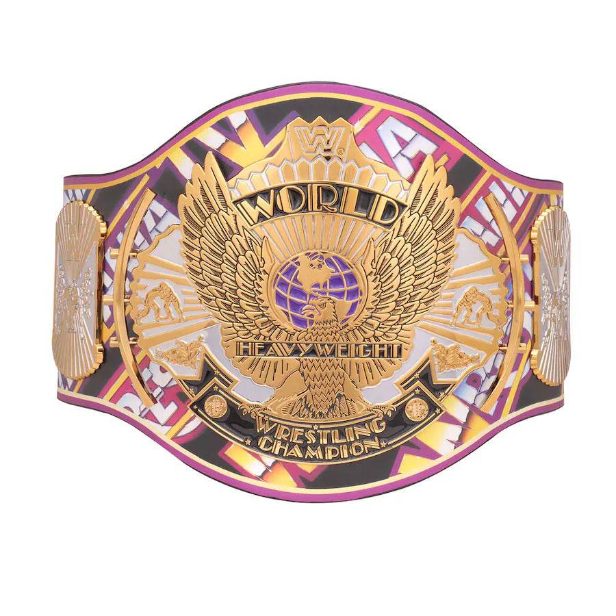 WWE Winged Eagle 40 Years Of WrestleMania Replica Title Belt Championship Belt WWF Belt