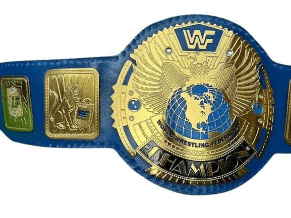 WWF Block Logo Heavyweight Wrestling Championship Title Belt Championship Belt WWF Belt