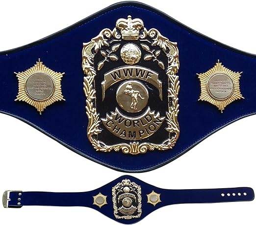 World Wide Wrestling Federation Title Belt 1963-1971 Championship Belt WWF Belt