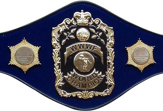 World Wide Wrestling Federation Title Belt 1963-1971 Championship Belt WWF Belt