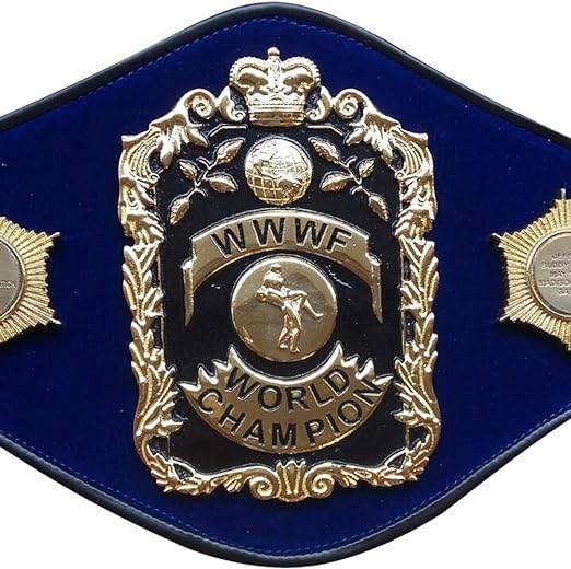 World Wide Wrestling Federation Title Belt 1963-1971 Championship Belt WWF Belt