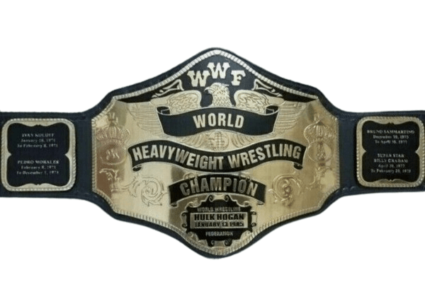 WWF Hulk Hogan Wrestling Heavyweight Championship Title Belt Replica Championship Belt WWF Belt