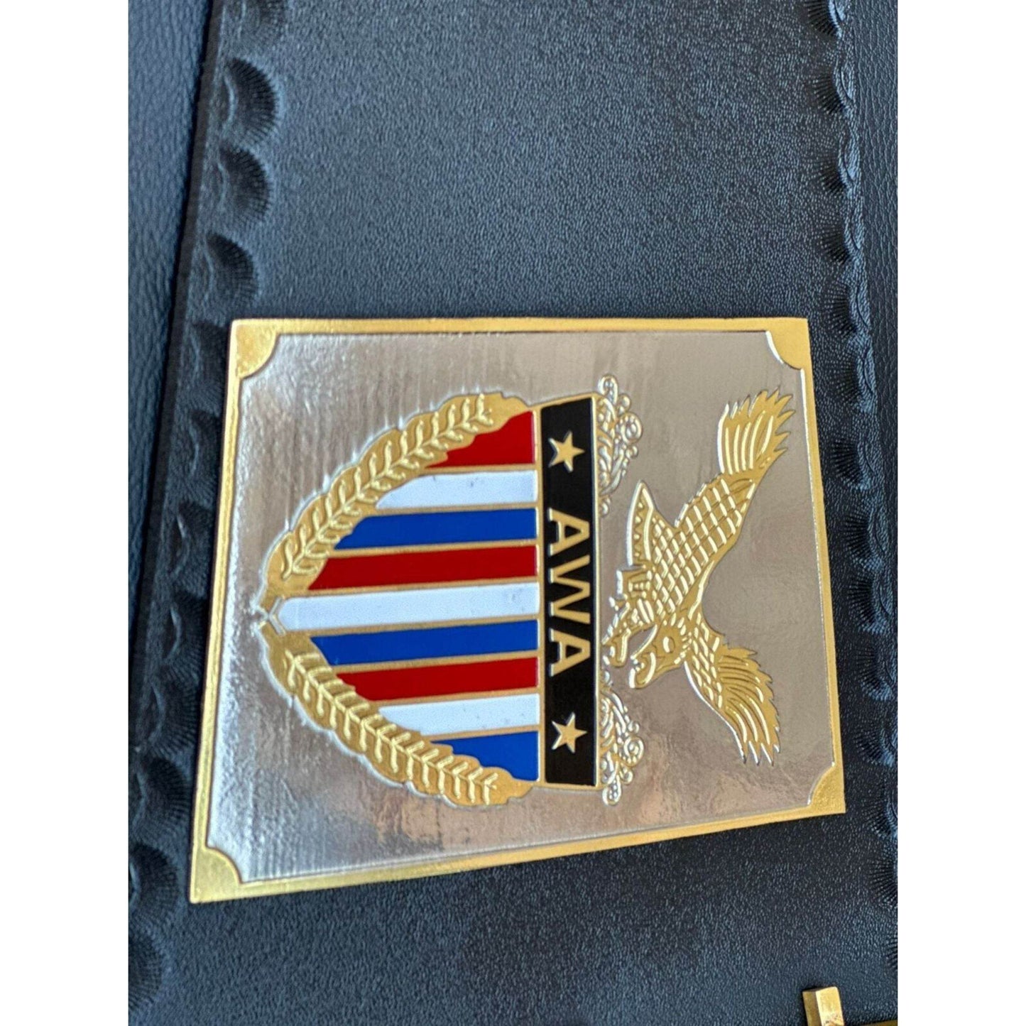 AWA World Heavyweight Championship Replica Title Belt Championship Belt WWF Belt