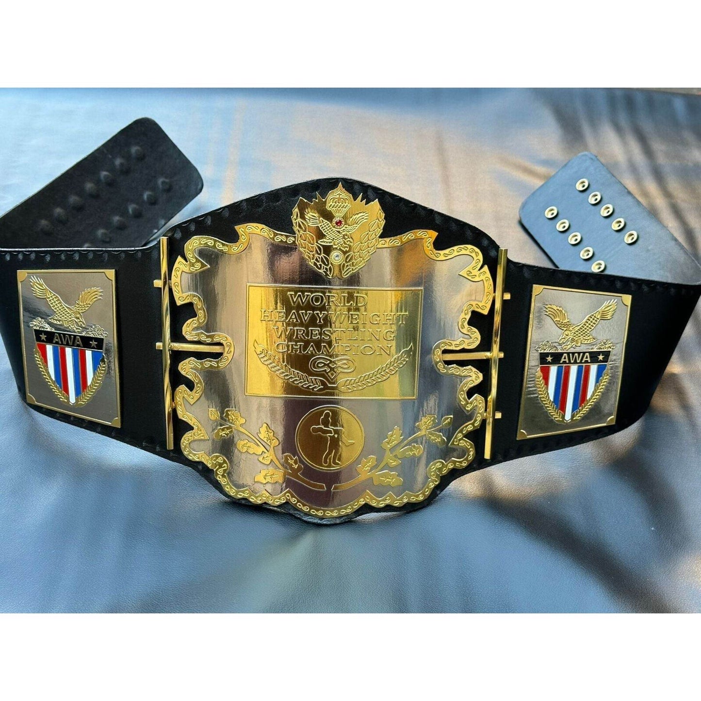 AWA World Heavyweight Championship Replica Title Belt Championship Belt WWF Belt