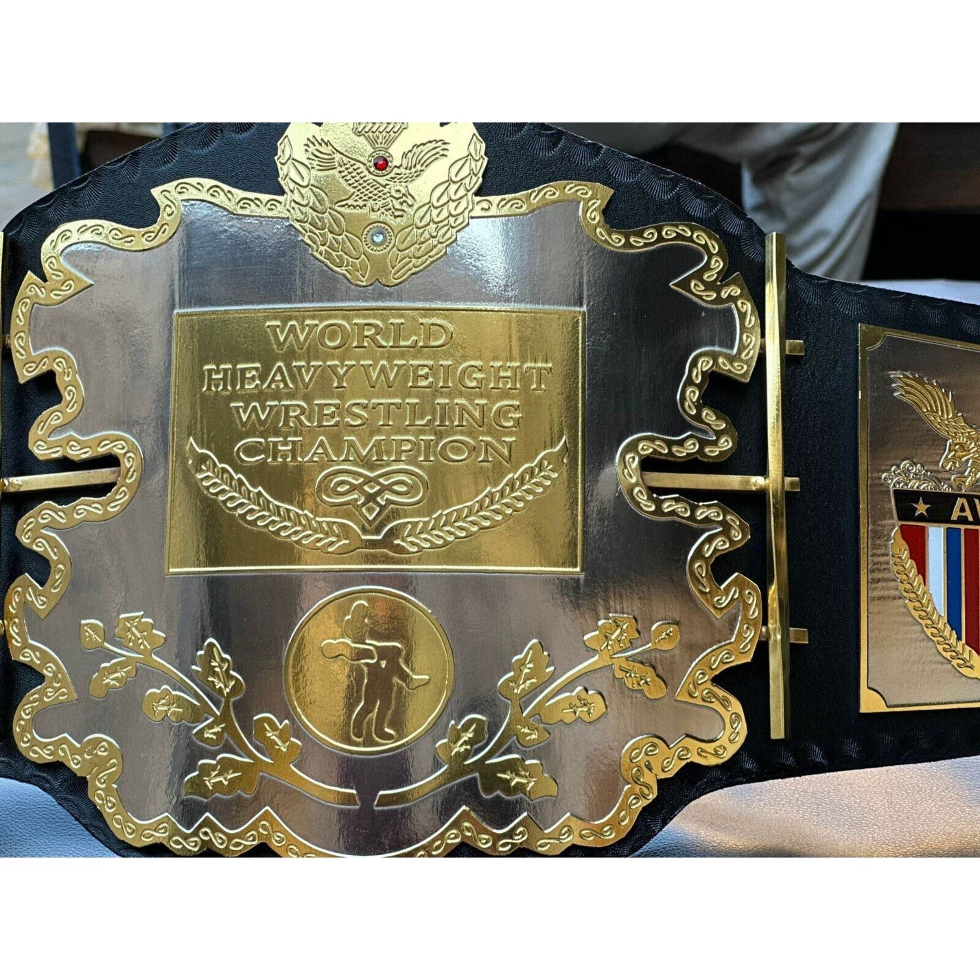 AWA World Heavyweight Championship Replica Title Belt Championship Belt WWF Belt