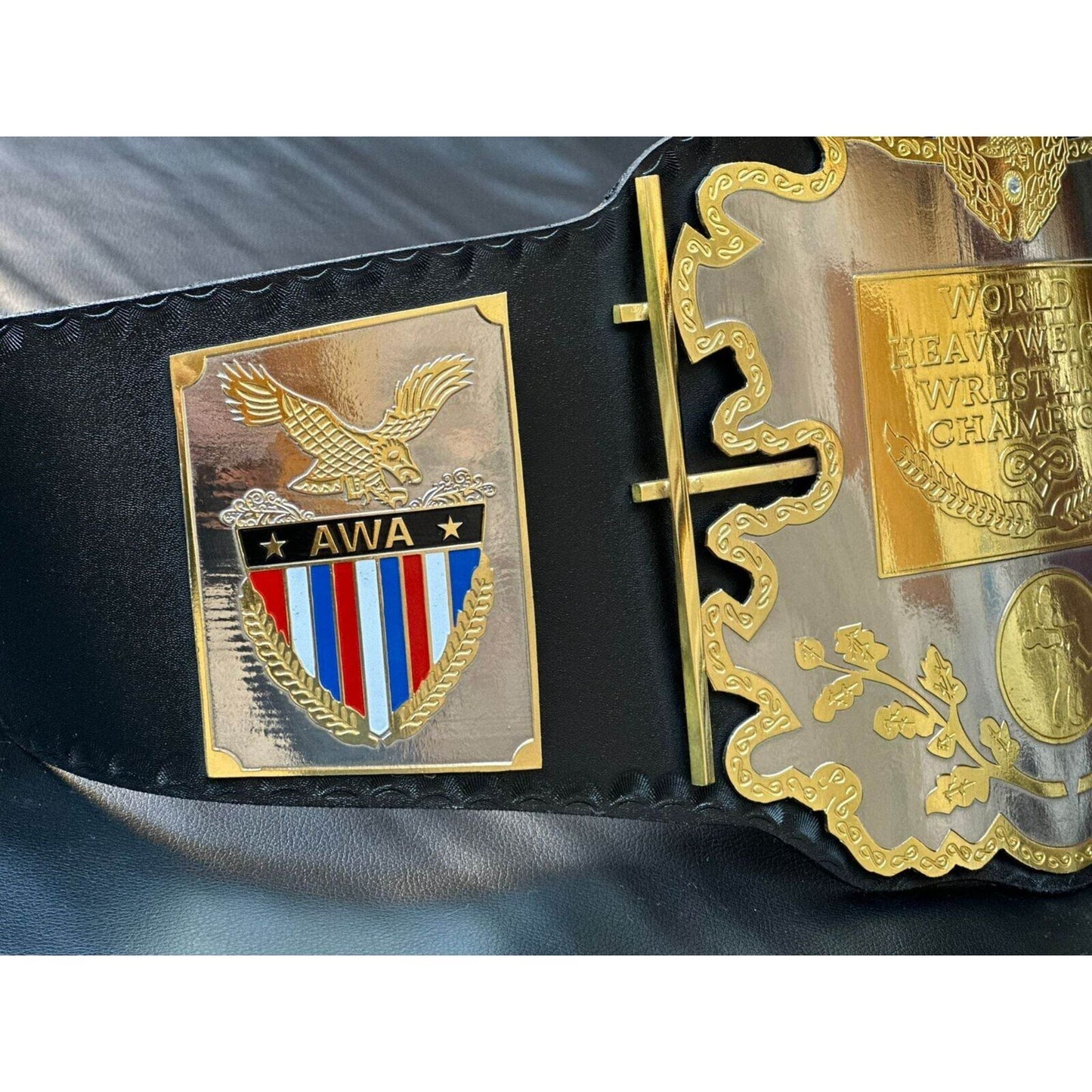 AWA World Heavyweight Championship Replica Title Belt Championship Belt WWF Belt