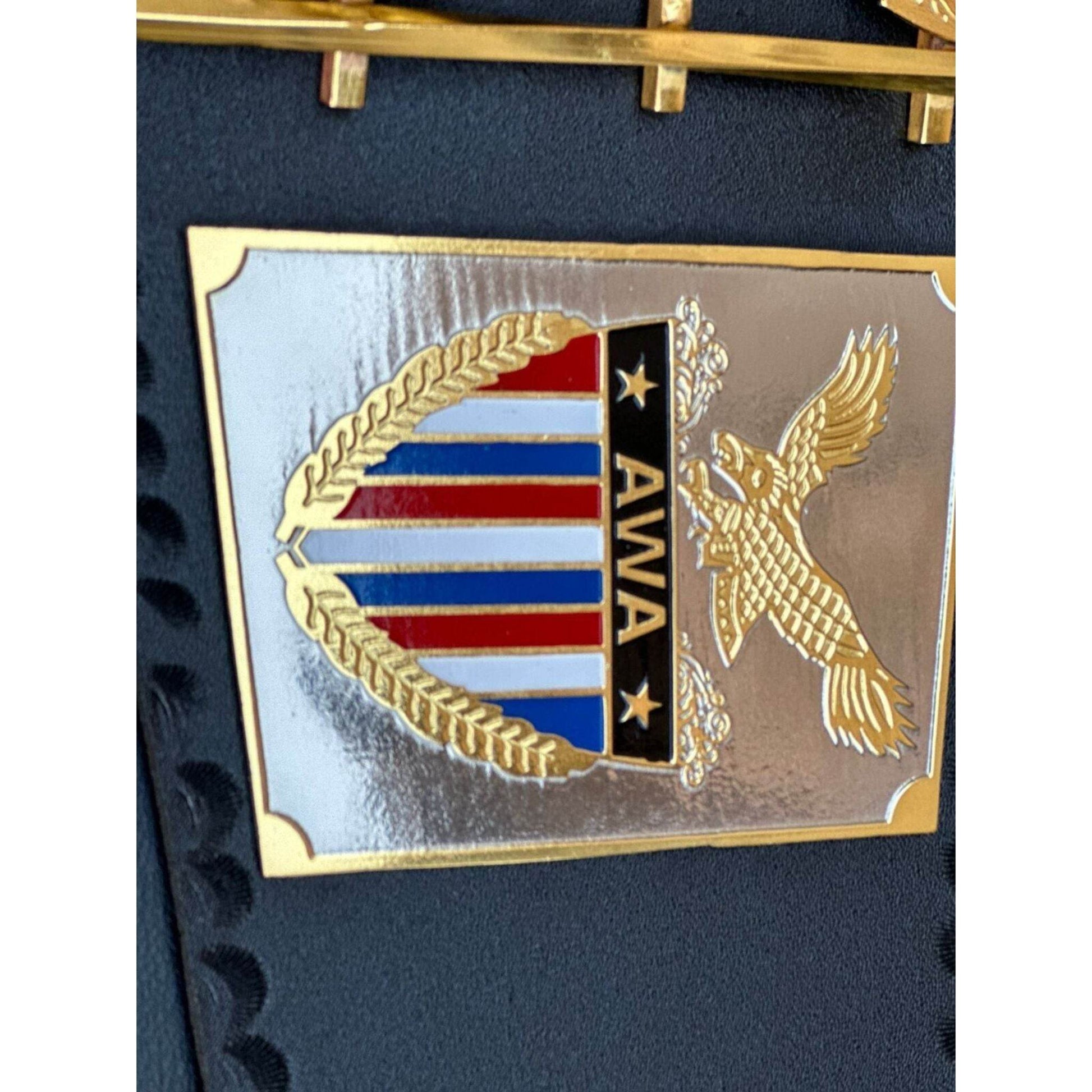 AWA World Heavyweight Championship Replica Title Belt Championship Belt WWF Belt