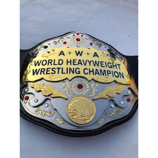 AWA World Heavyweight Championship Replica Title Belt Championship Belt WWF Belt