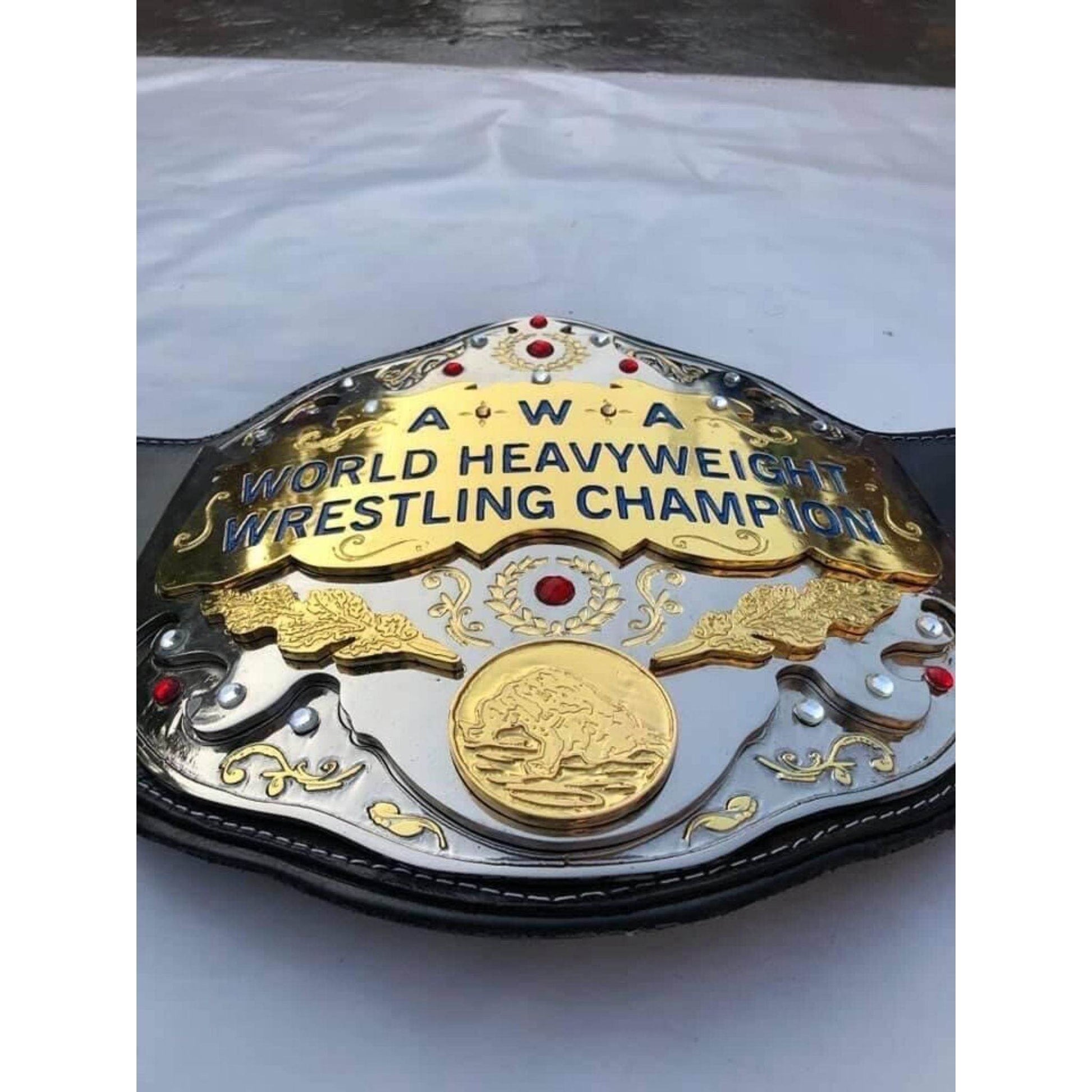 AWA World Heavyweight Championship Replica Title Belt Championship Belt WWF Belt