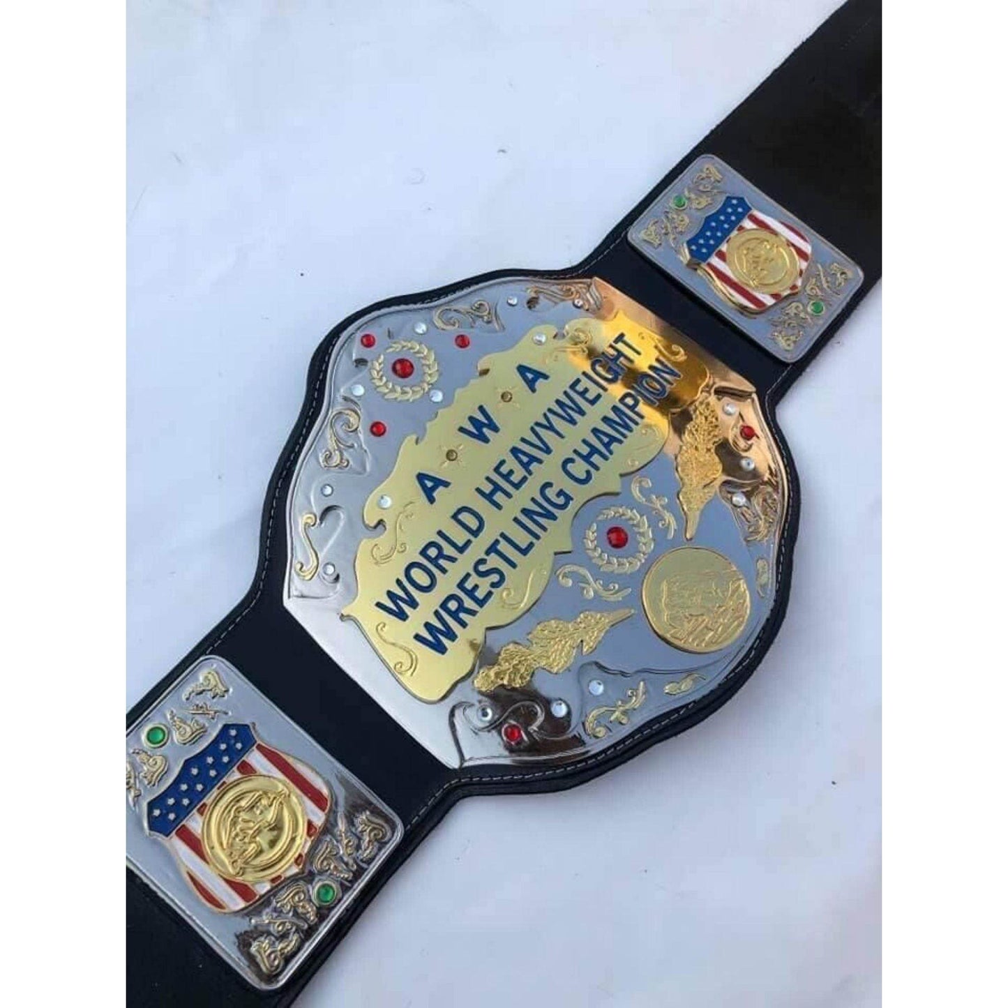 AWA World Heavyweight Championship Replica Title Belt Championship Belt WWF Belt