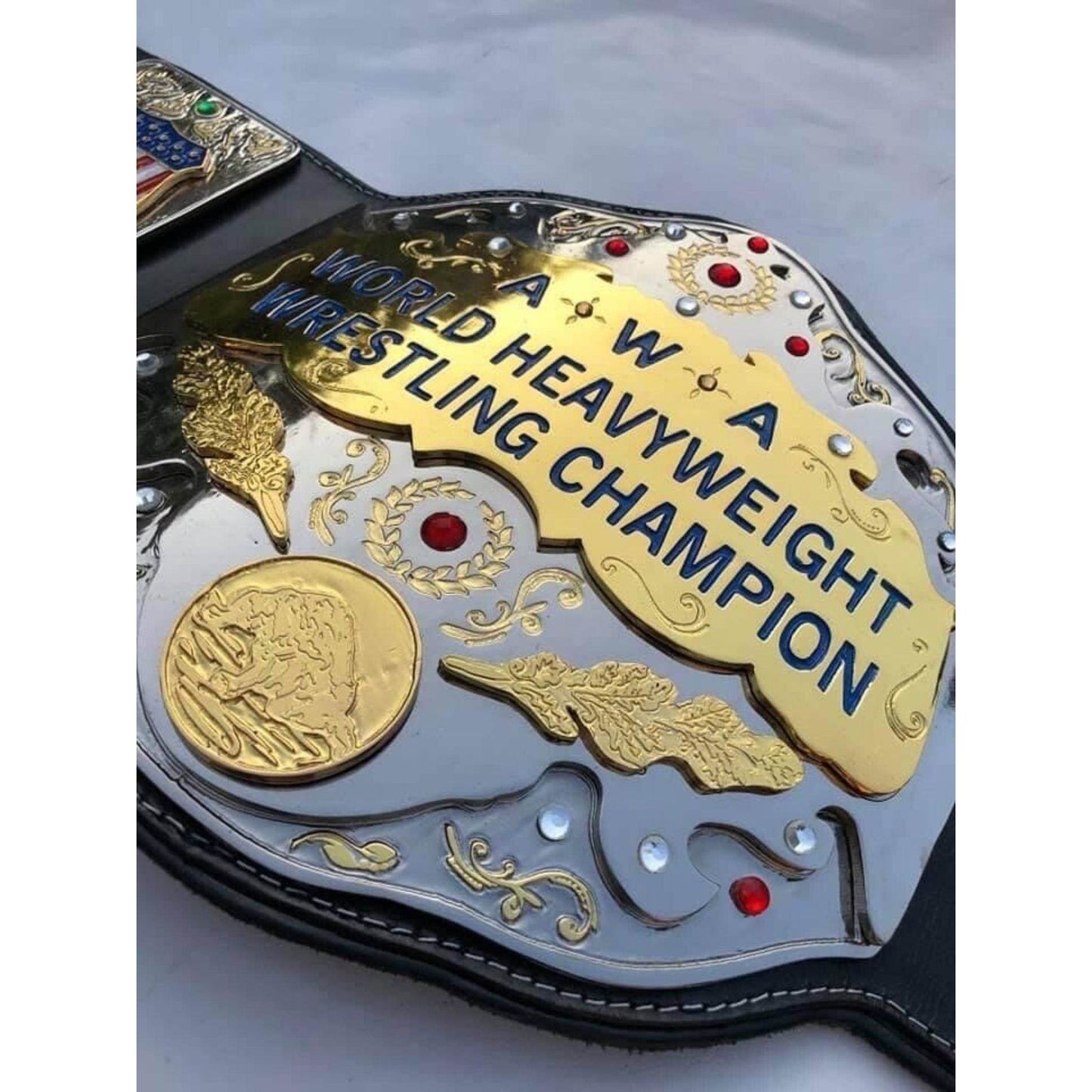 AWA World Heavyweight Championship Replica Title Belt Championship Belt WWF Belt