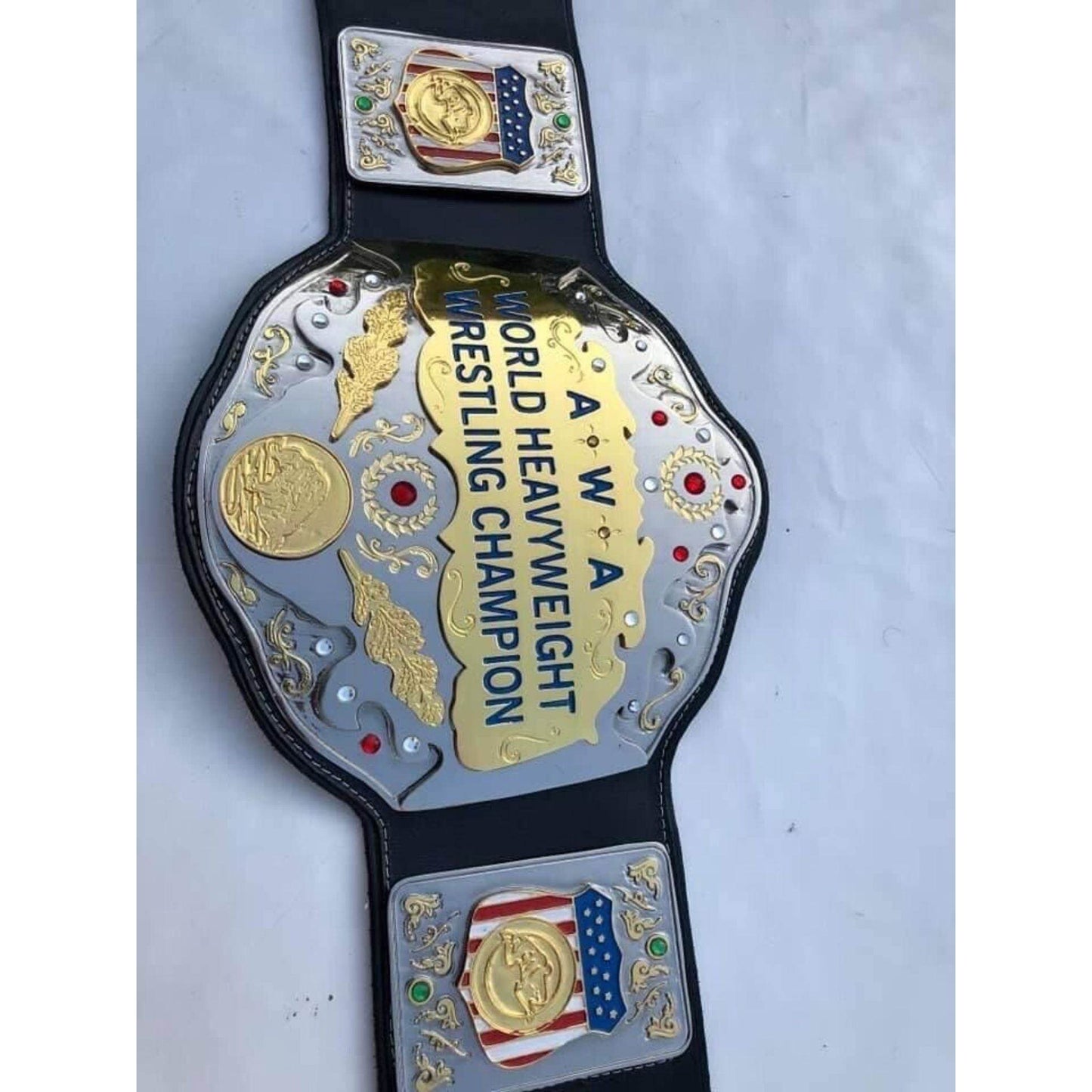 AWA World Heavyweight Championship Replica Title Belt Championship Belt WWF Belt