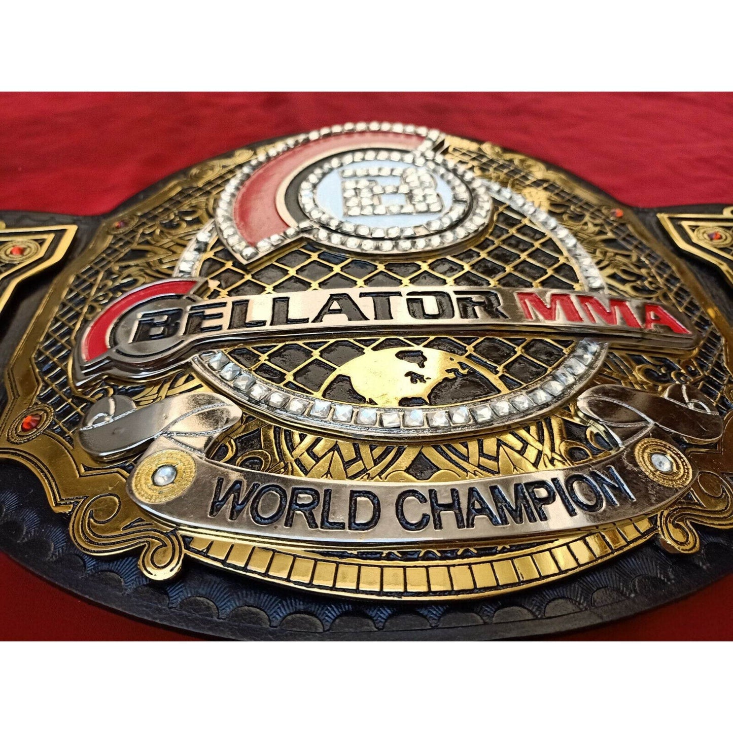 Bellator MMA World Heavyweight Championship Replica Title Belt Championship Belt WWF Belt
