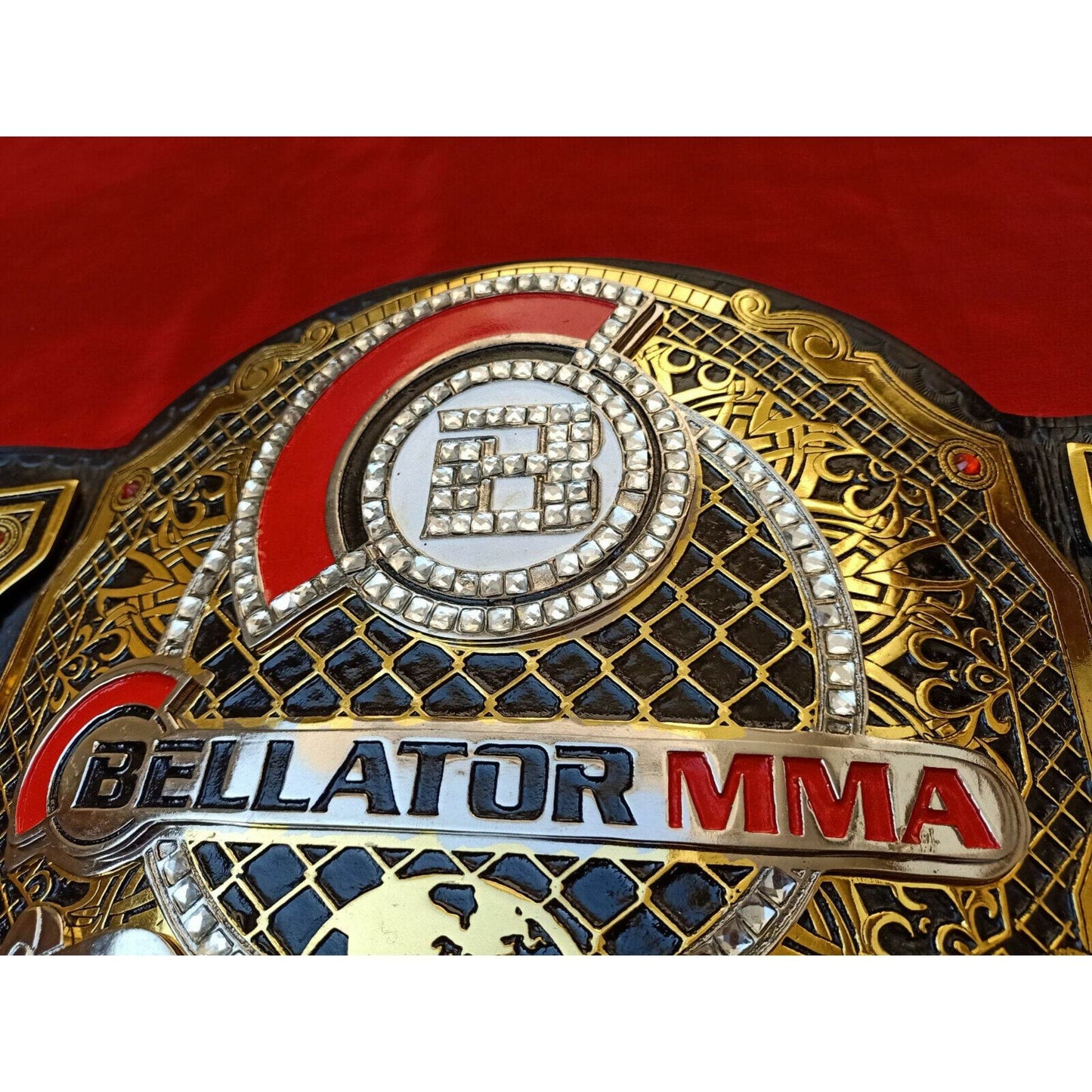 Bellator MMA World Heavyweight Championship Replica Title Belt Championship Belt WWF Belt