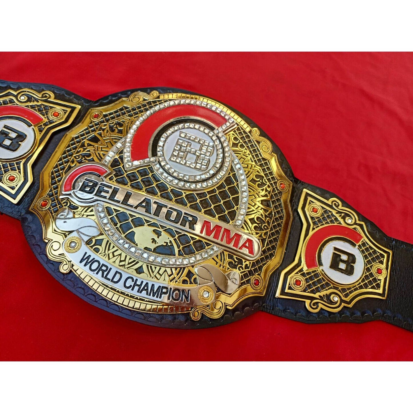 Bellator MMA World Heavyweight Championship Replica Title Belt Championship Belt WWF Belt