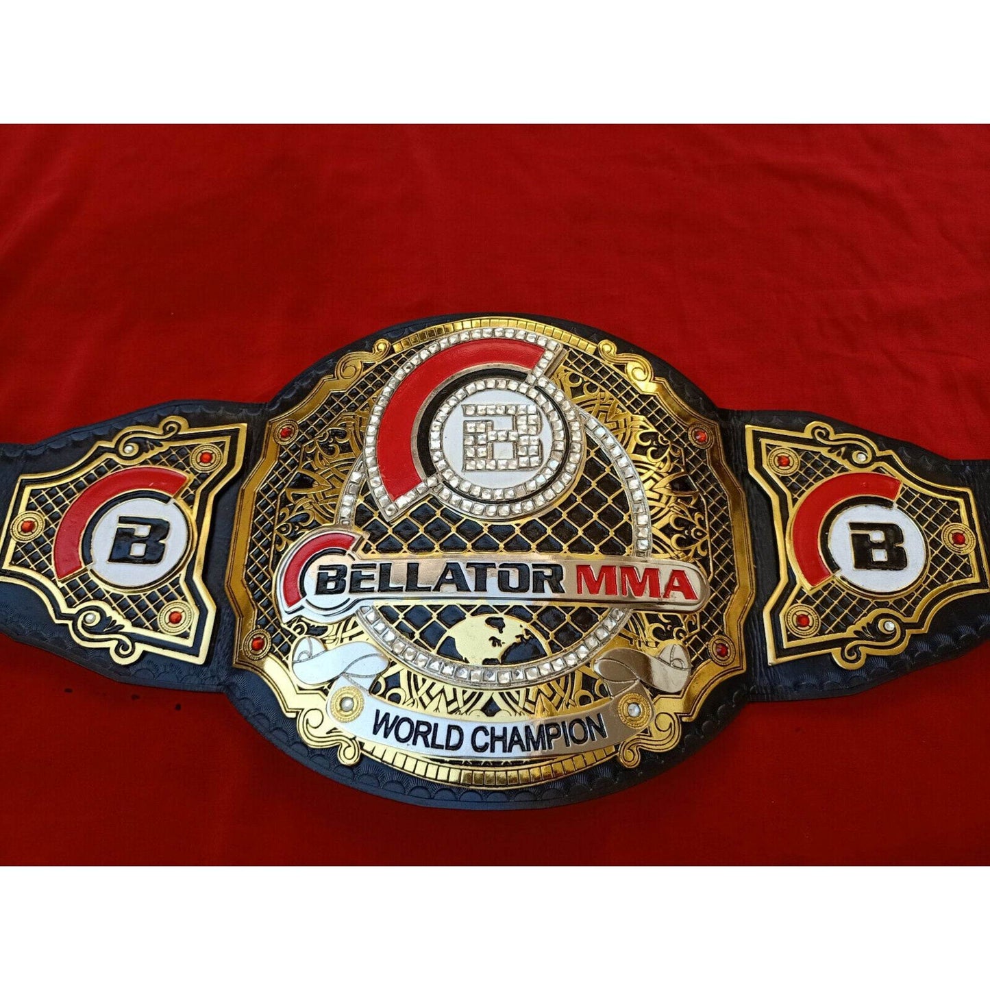 Bellator MMA World Heavyweight Championship Replica Title Belt Championship Belt WWF Belt