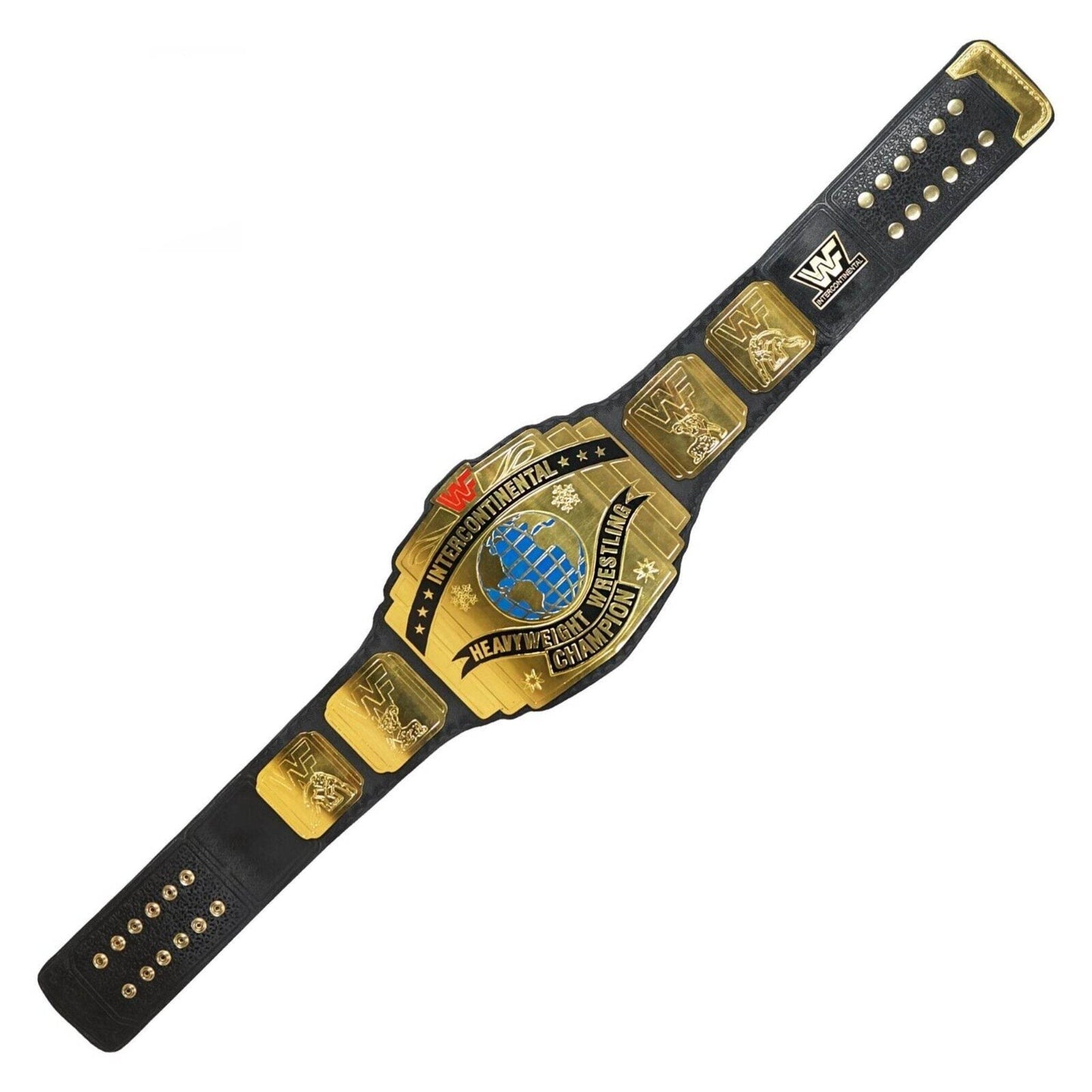 Black WWF Intercontinental Championship Replica Title Belt Championship Belt WWF Belt