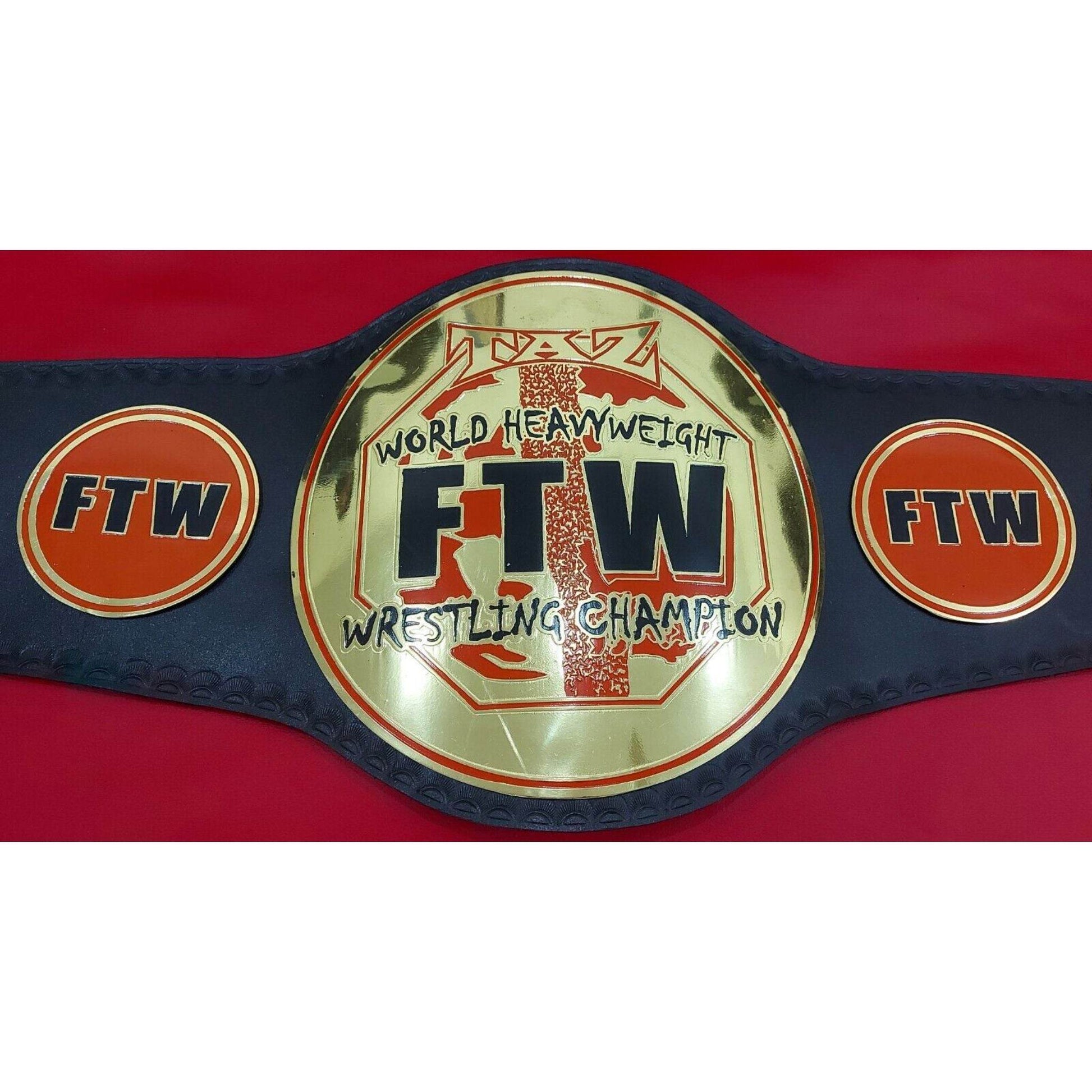 ECW FTW Taz Championship Replica Title Belt Championship Belt WWF Belt