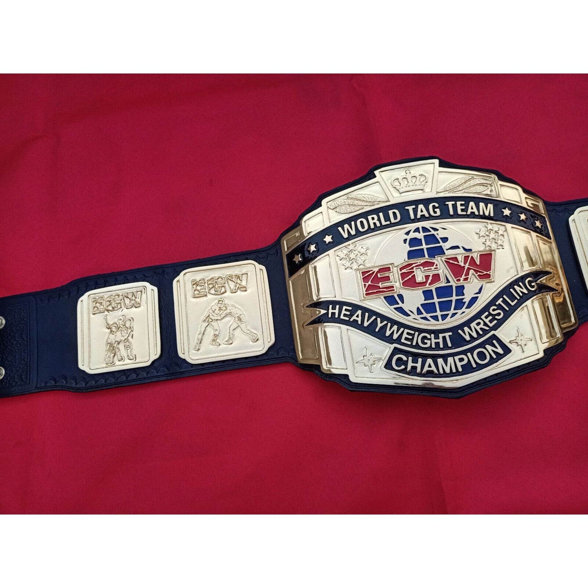 ECW World Tag Team Championship Replica Title Belt Championship Belt WWF Belt