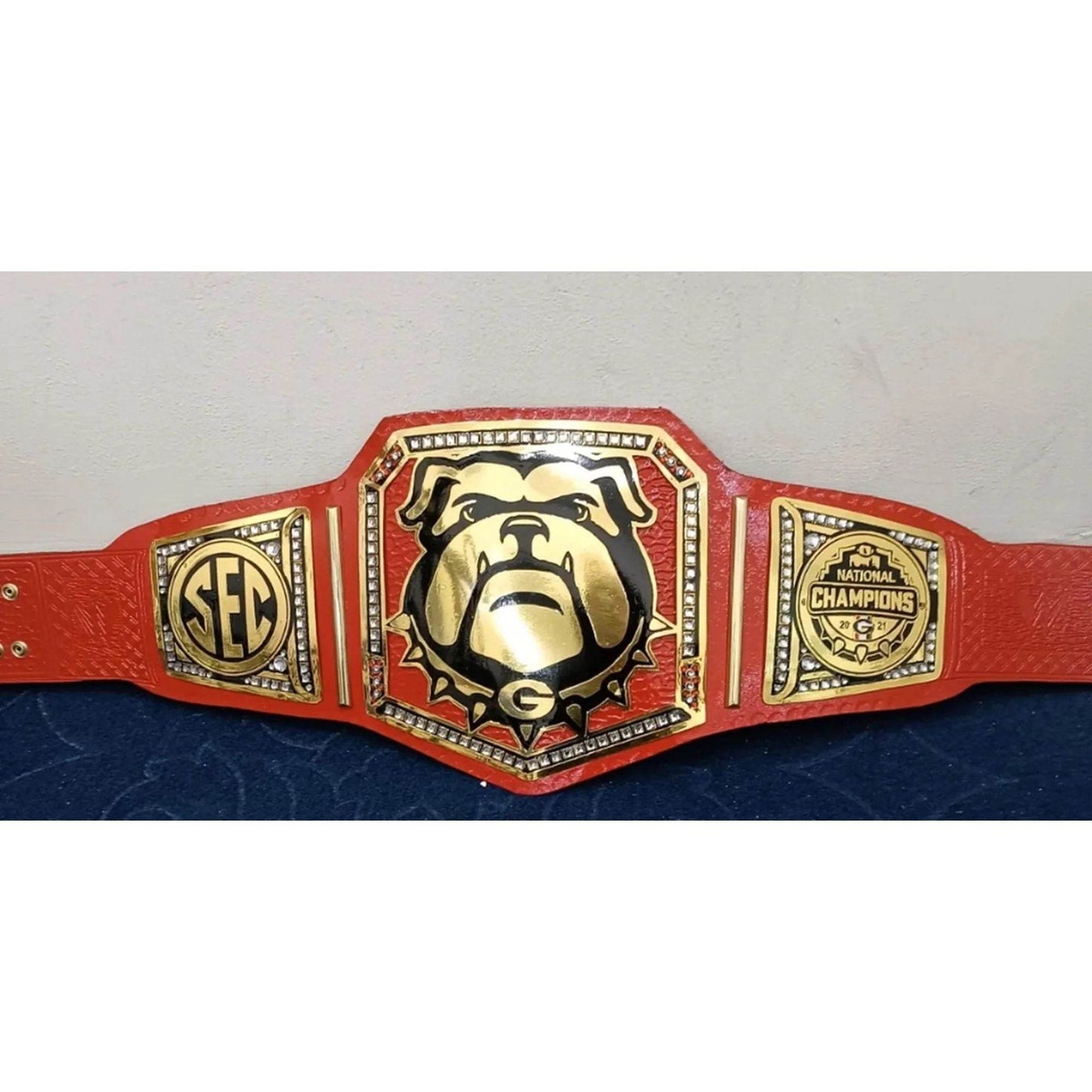 Georgia Bulldog Championship Replica Title belt Championship Belt WWF Belt