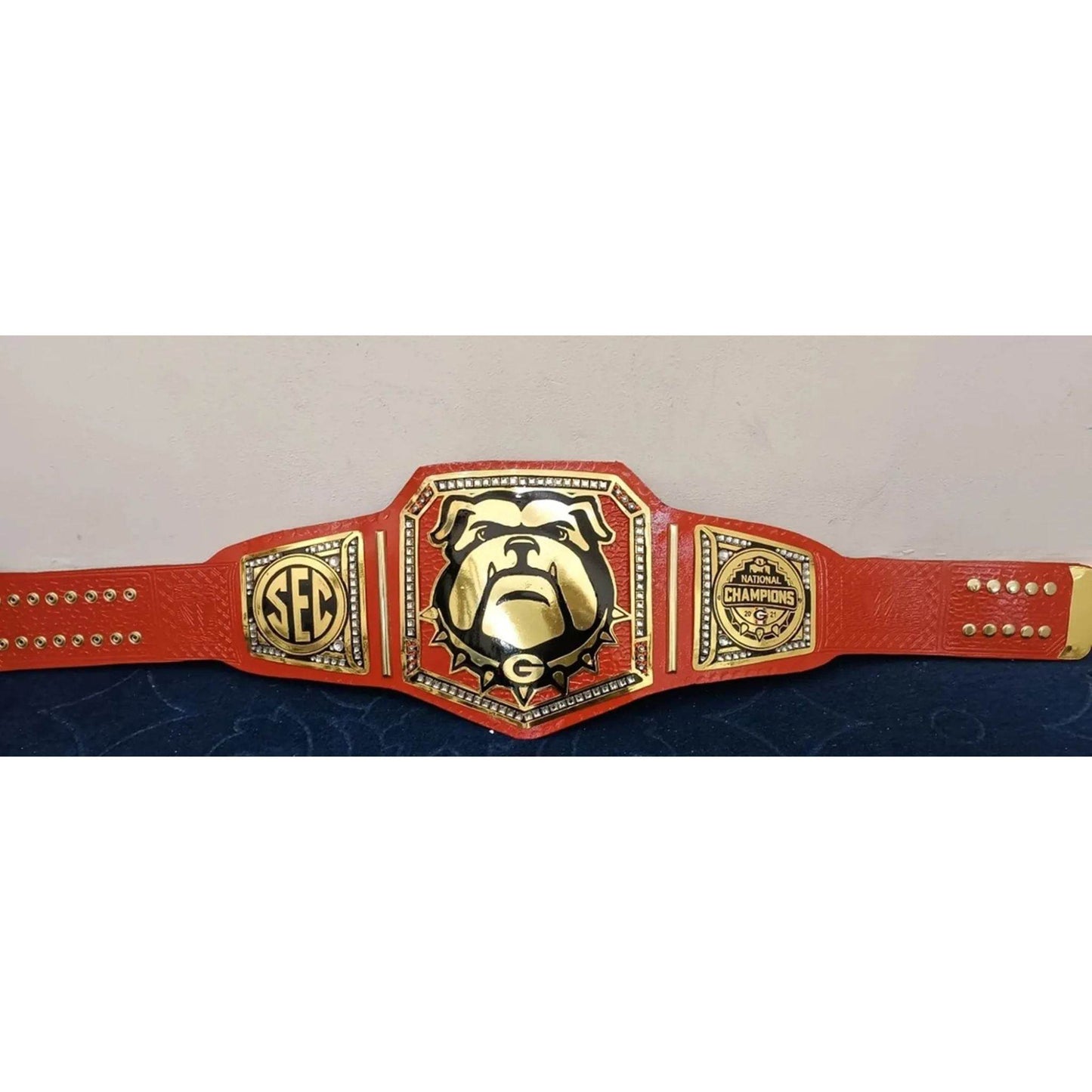 Georgia Bulldog Championship Replica Title belt Championship Belt WWF Belt