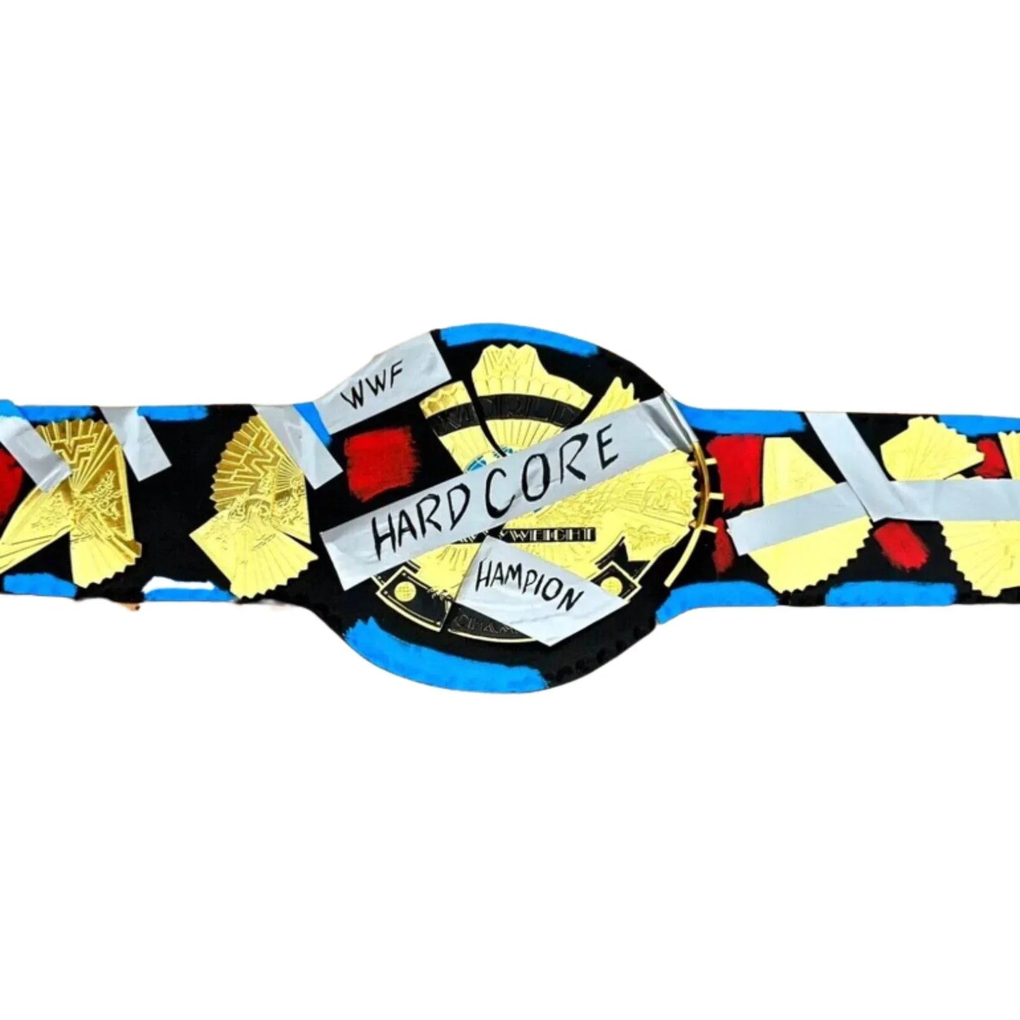WWF Hardcore Championship Replica Title Belt Championship Belt WWF Belt