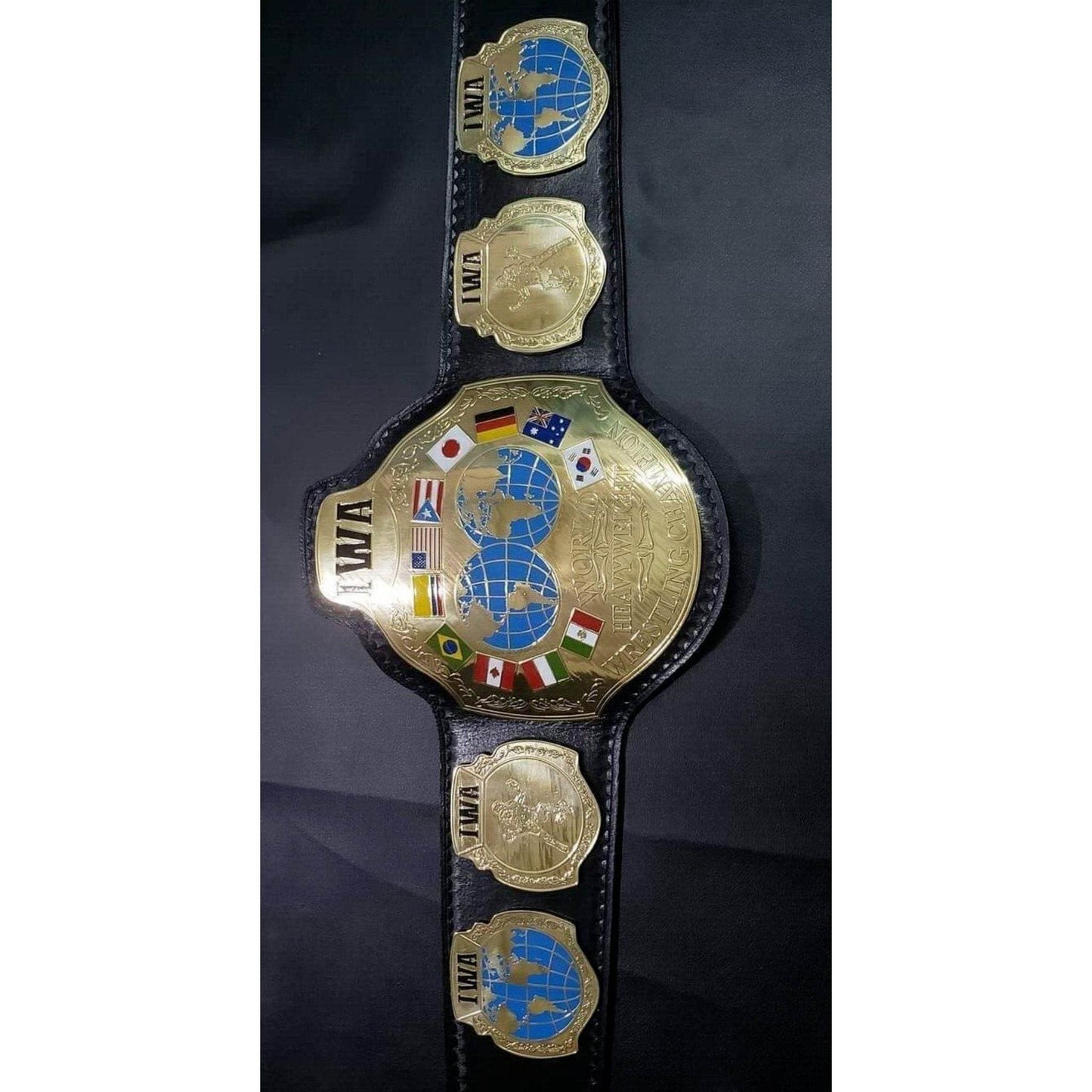 IWA Wrestling Championship Replica Title Belt Championship Belt WWF Belt