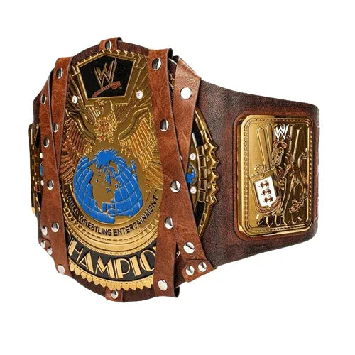 Mankind Signature Series Championship Replica Title Belt Championship Belt WWF Belt