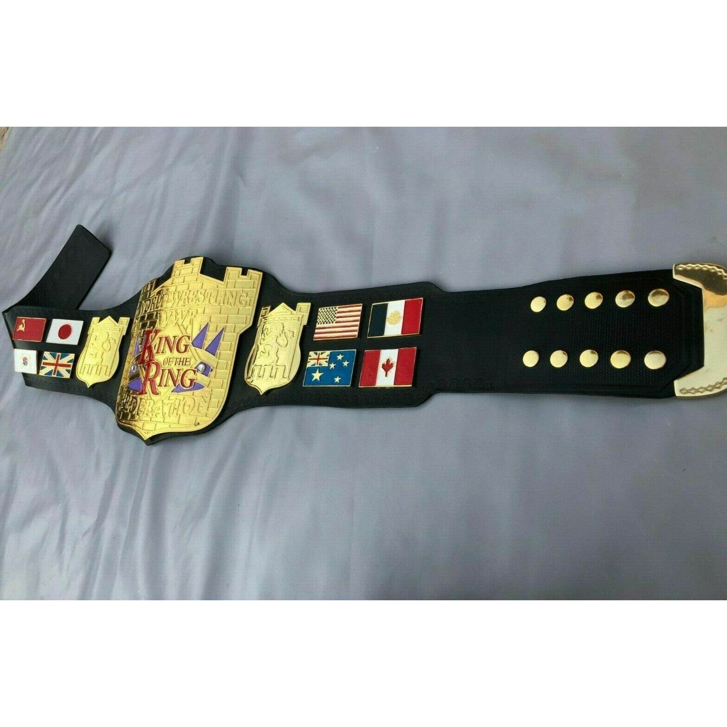 New king of the ring world wrestling federation belt Championship Belt WWF Belt