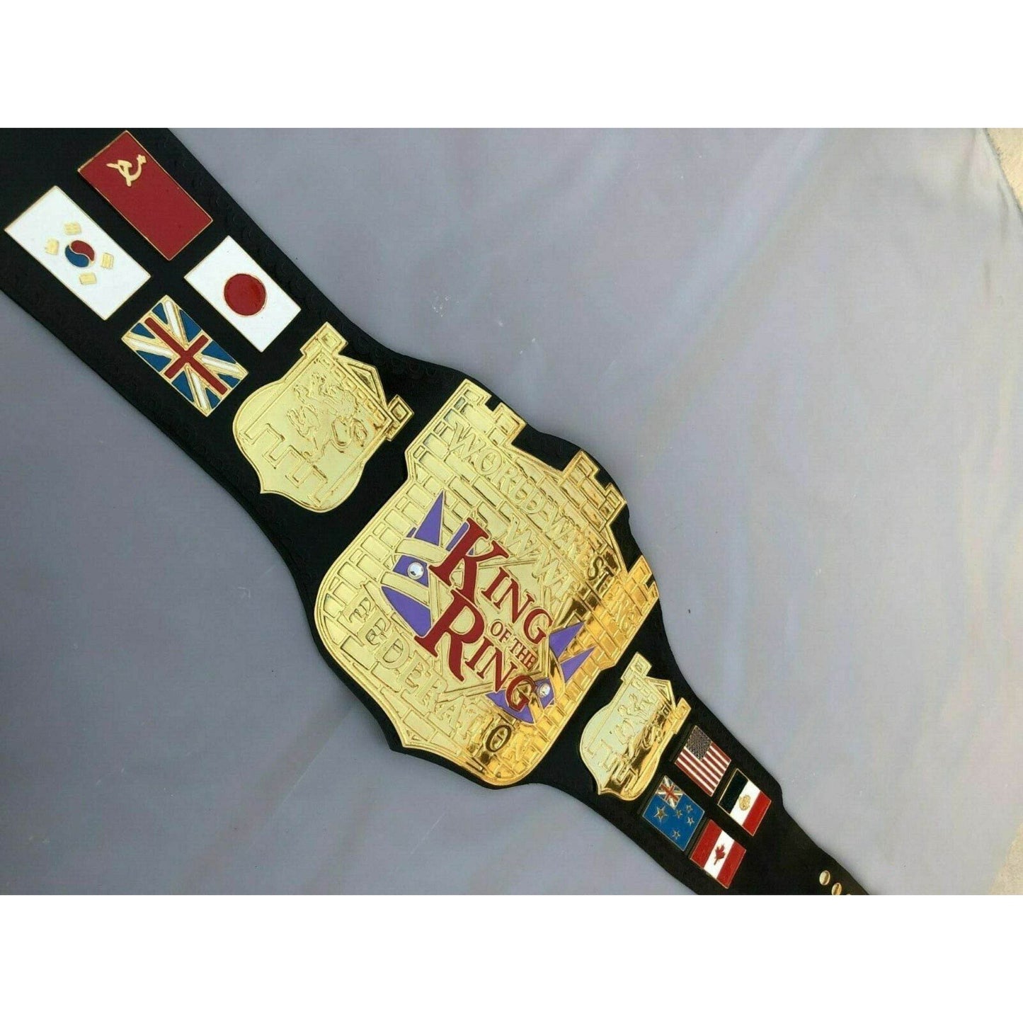 New king of the ring world wrestling federation belt Championship Belt WWF Belt