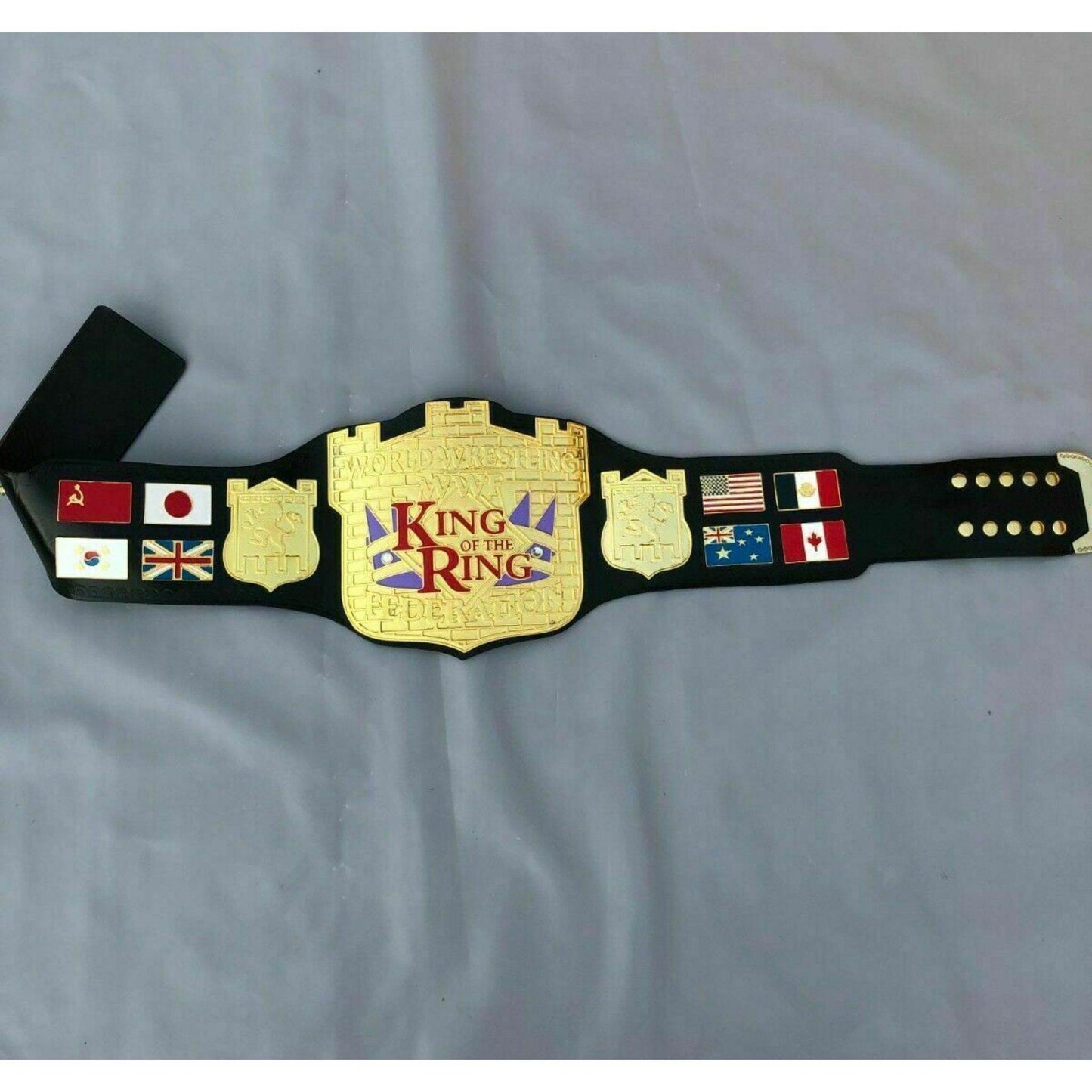New king of the ring world wrestling federation belt Championship Belt WWF Belt