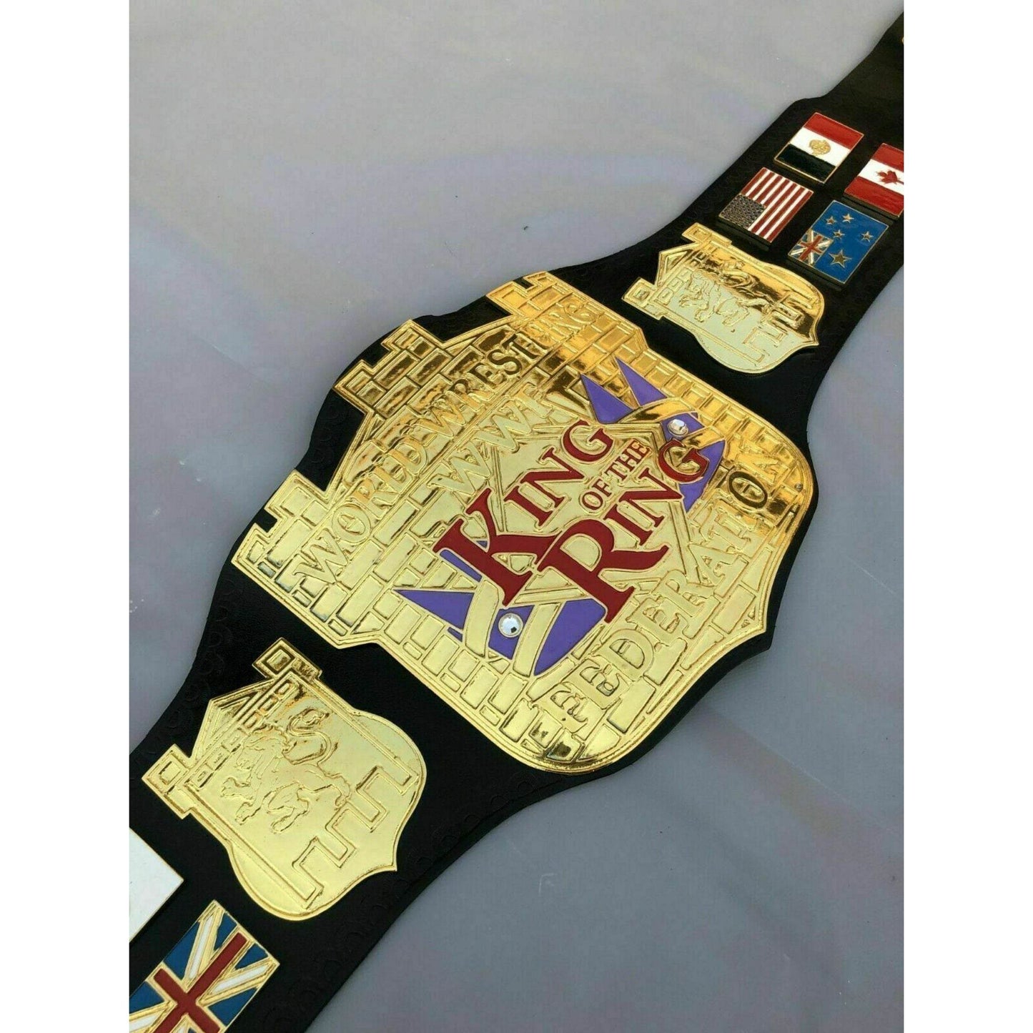 New king of the ring world wrestling federation belt Championship Belt WWF Belt