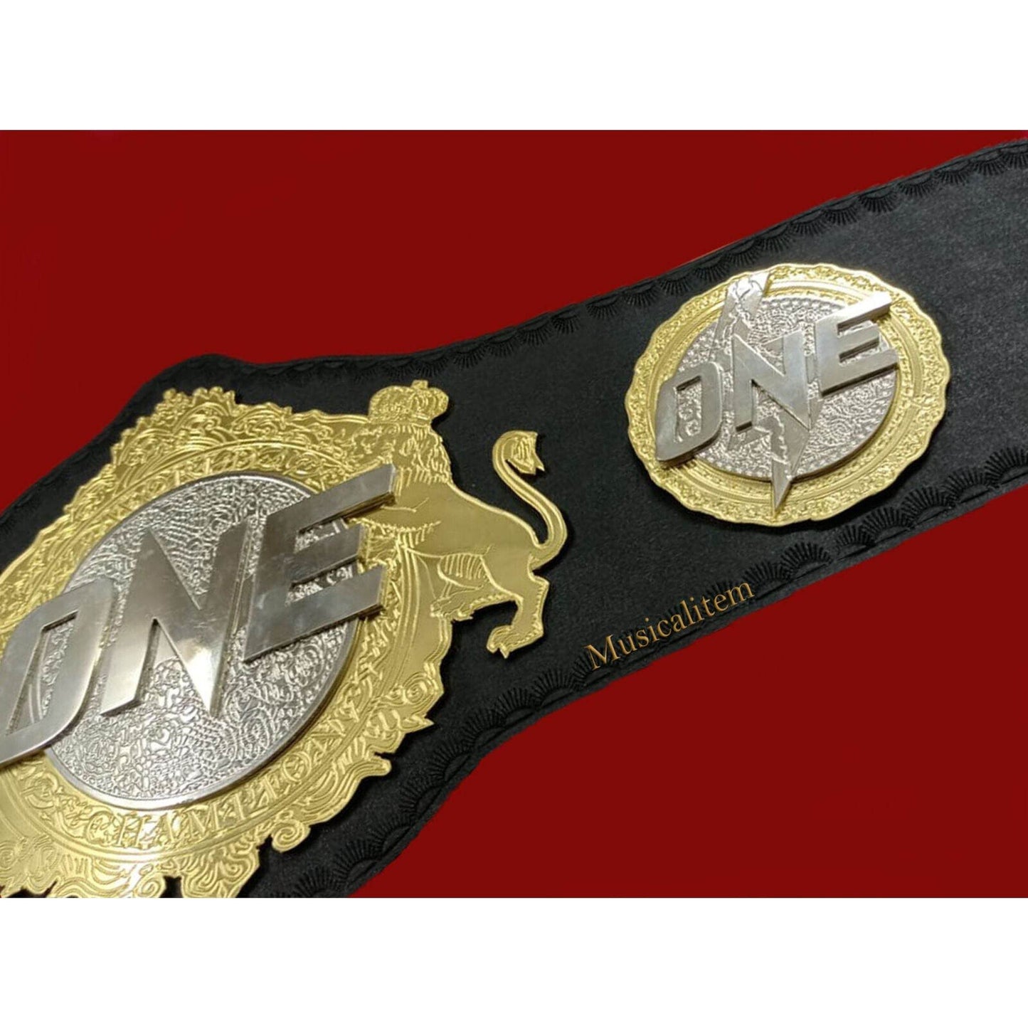 One World Fc MMA Championship Replica Title Belt Championship Belt WWF Belt
