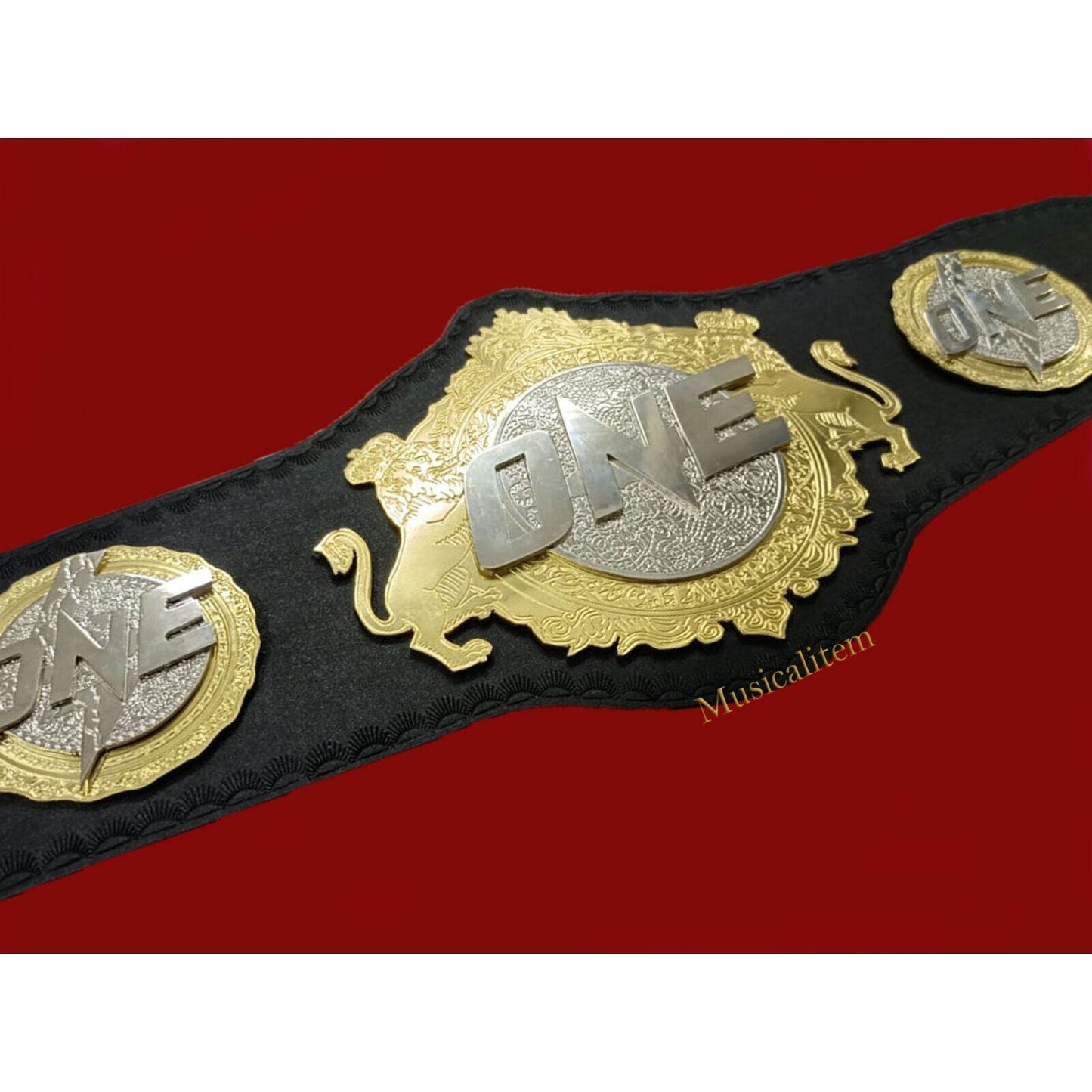 One World Fc MMA Championship Replica Title Belt Championship Belt WWF Belt