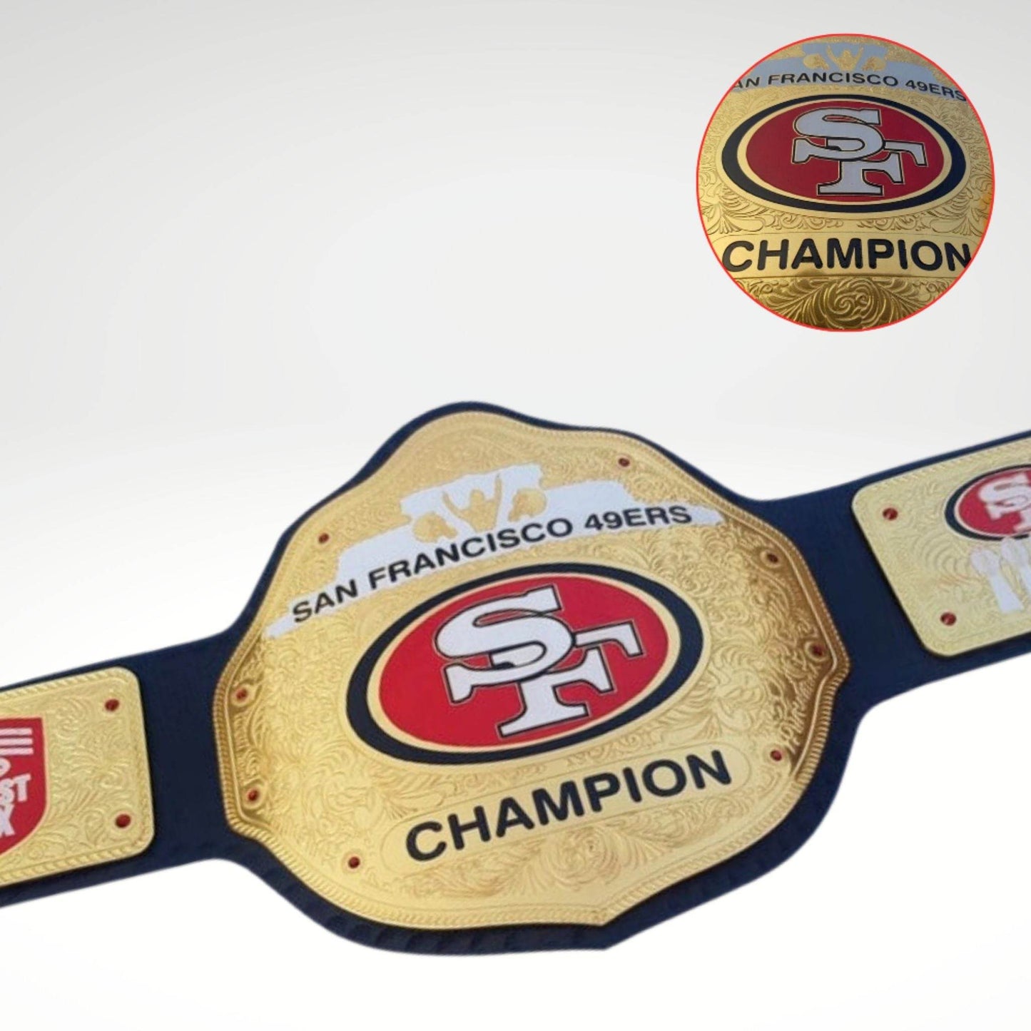 San Francisco SF Championship Replica Title belt Championship Belt WWF Belt