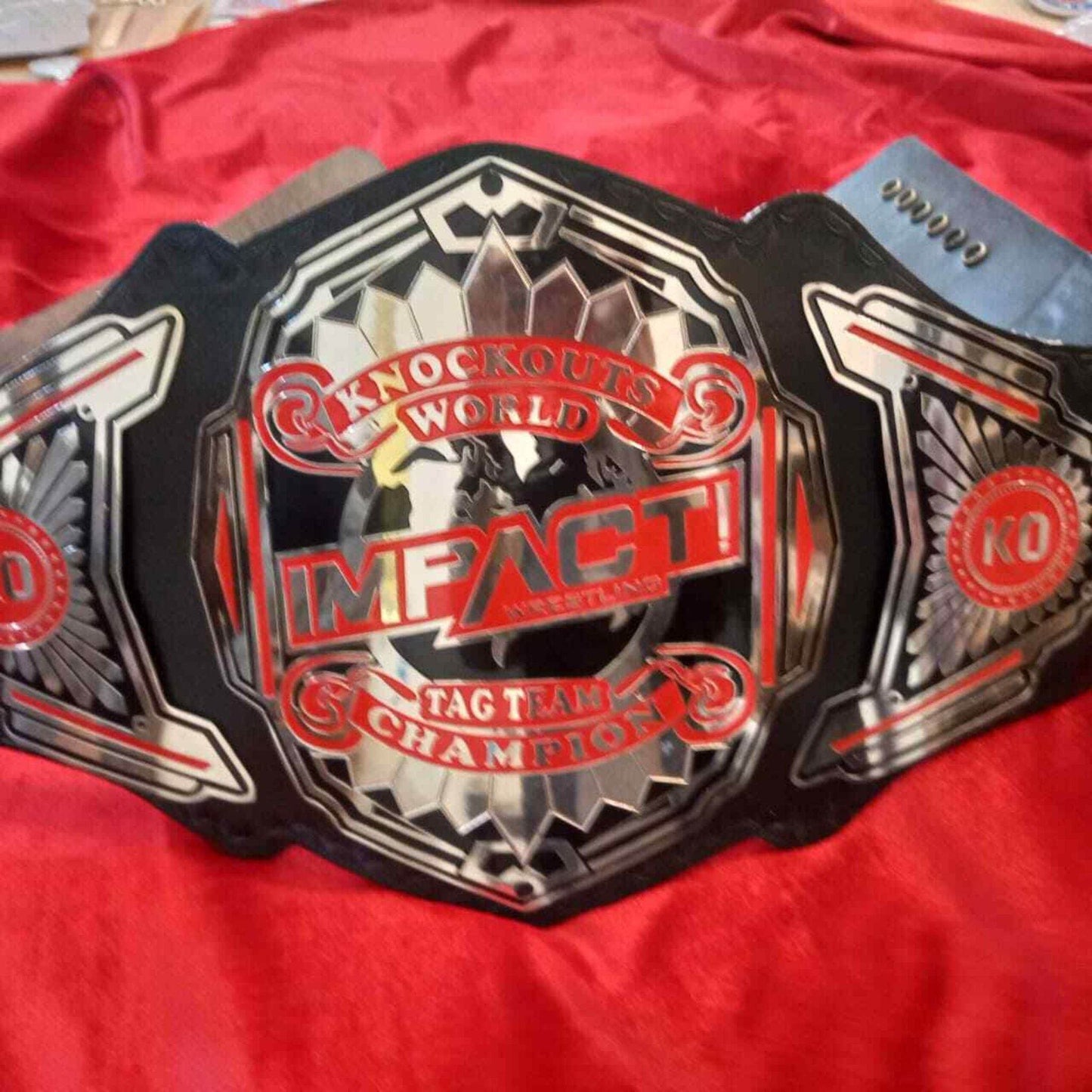 TNA Knockouts Tag Team Championship Replica Title Belt Championship Belt WWF Belt