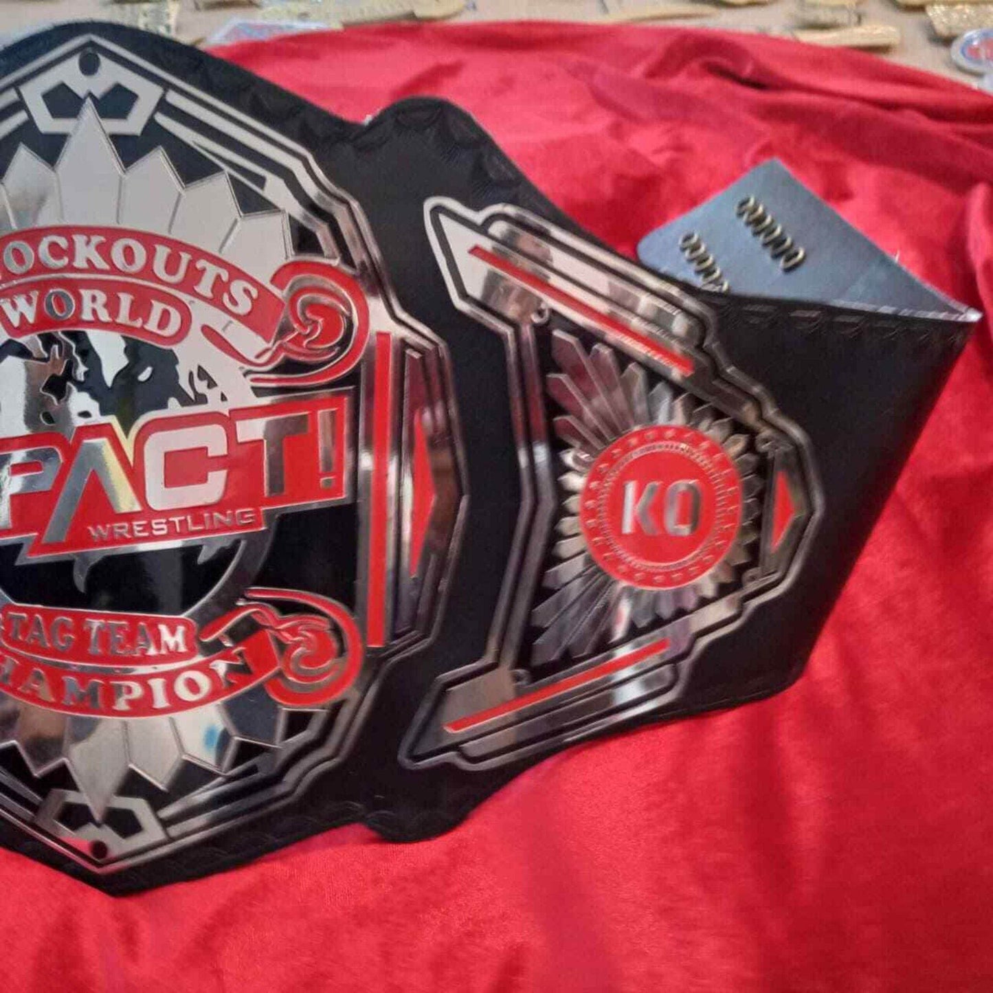 TNA Knockouts Tag Team Championship Replica Title Belt Championship Belt WWF Belt