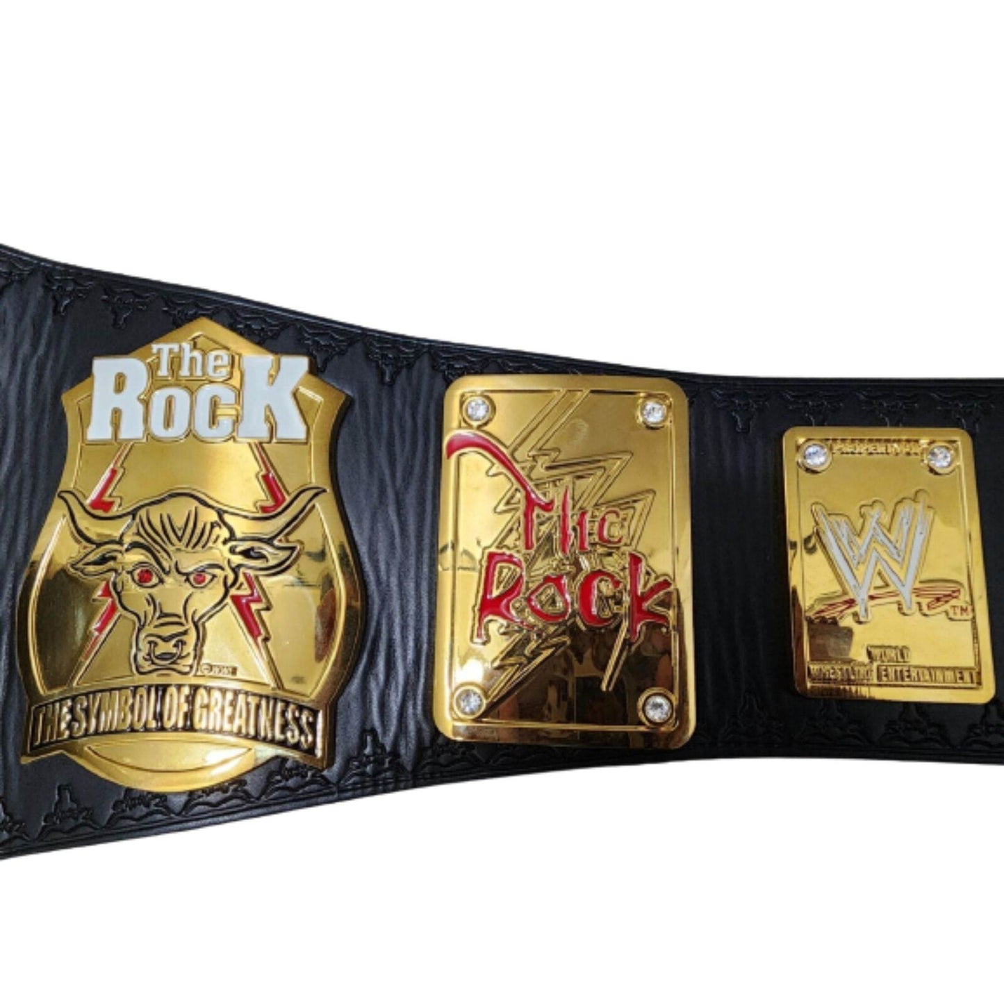 The Rock Brahma Bull Replica Championship Title Belt Championship Belt WWF Belt