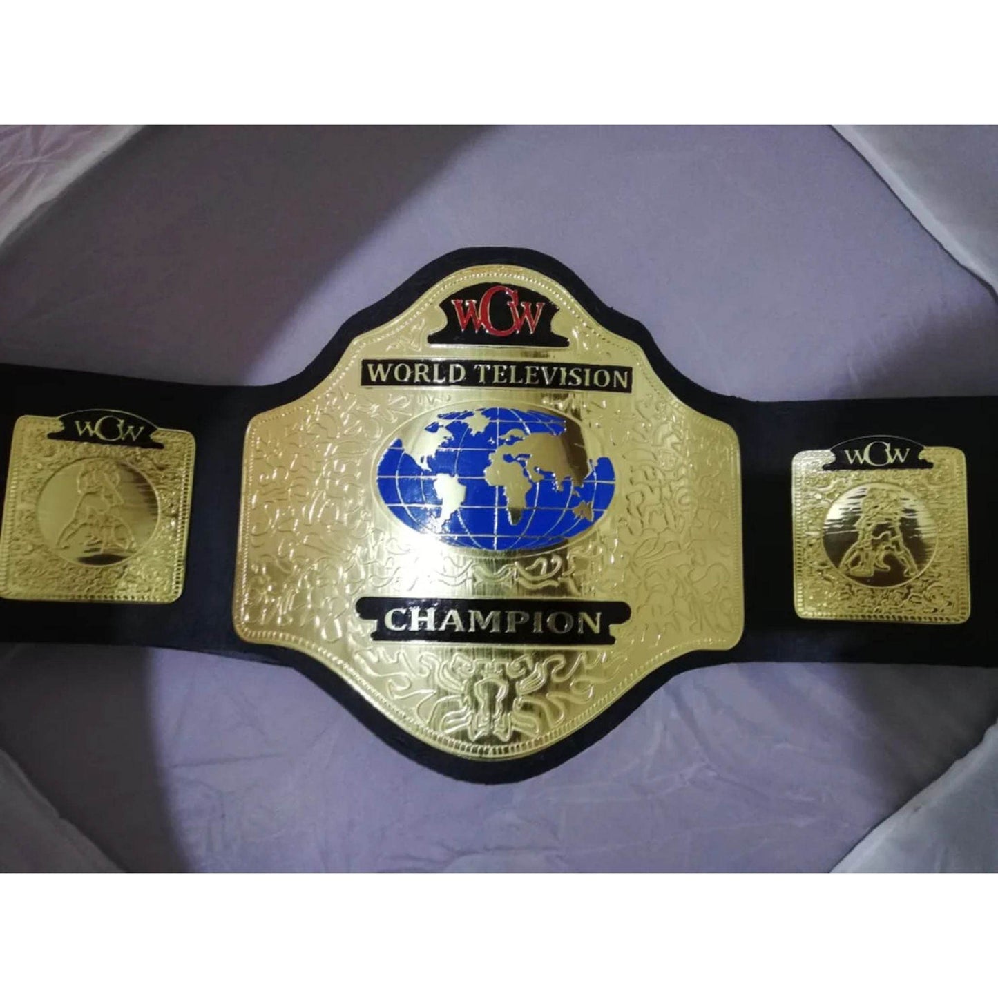 WCW World Television Championship Replica Title Belt Championship Belt WWF Belt