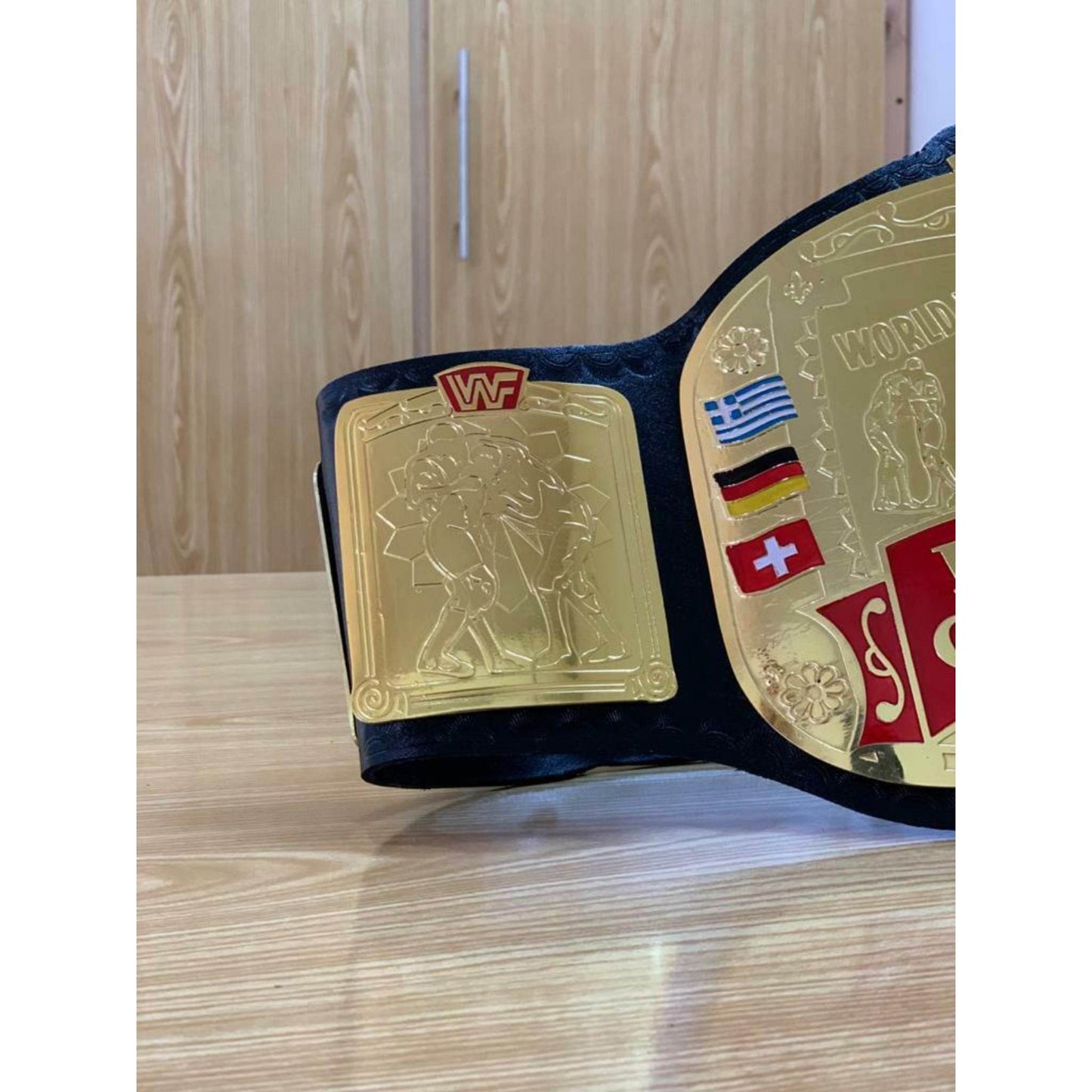 WWF European Championship Replica Title Belt Championship Belt WWF Belt