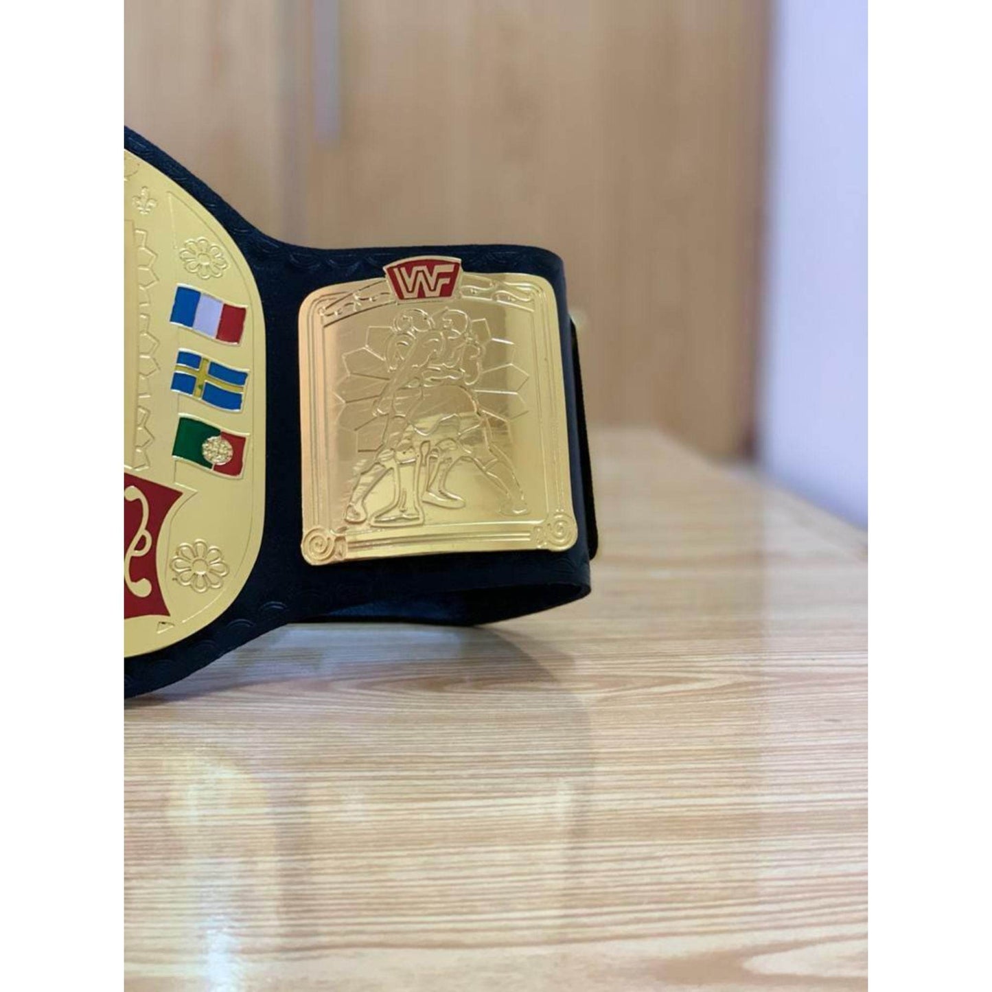 WWF European Championship Replica Title Belt Championship Belt WWF Belt
