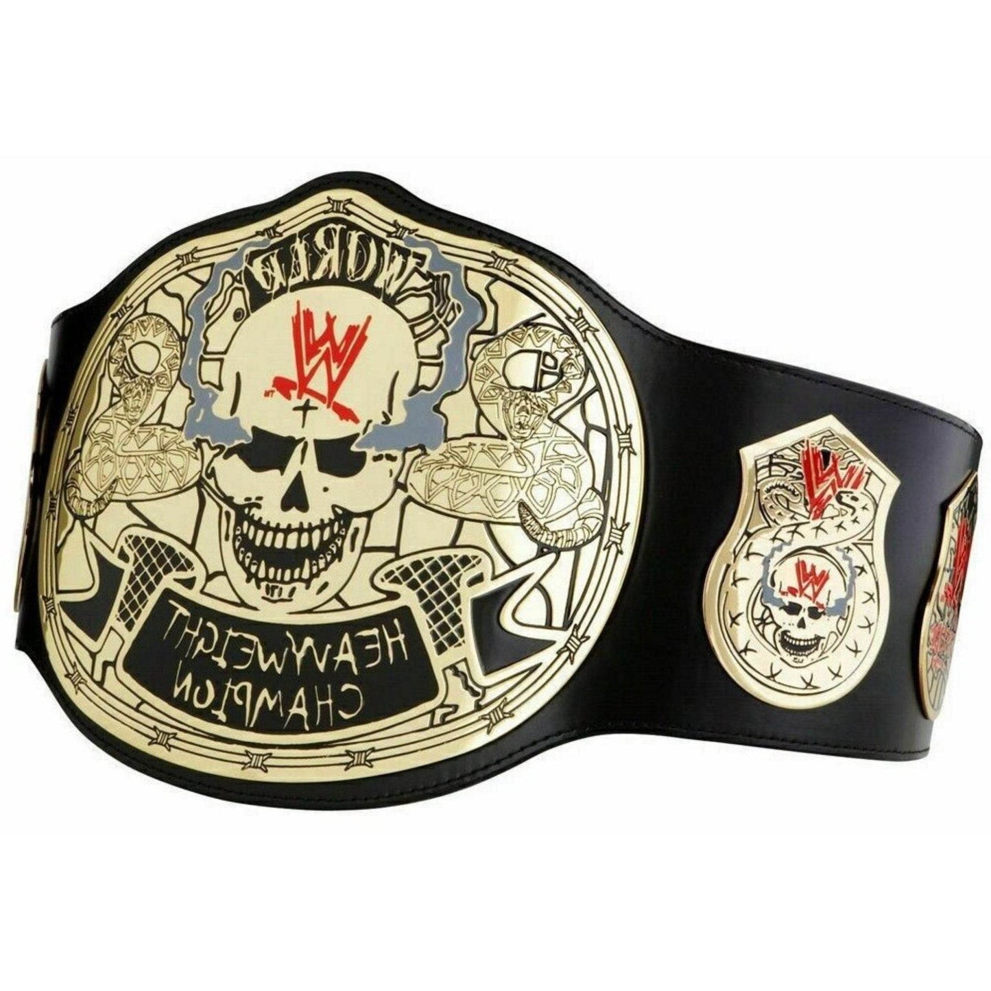WWE Smoking Skull Championship Replica Title Belt Championship Belt WWF Belt
