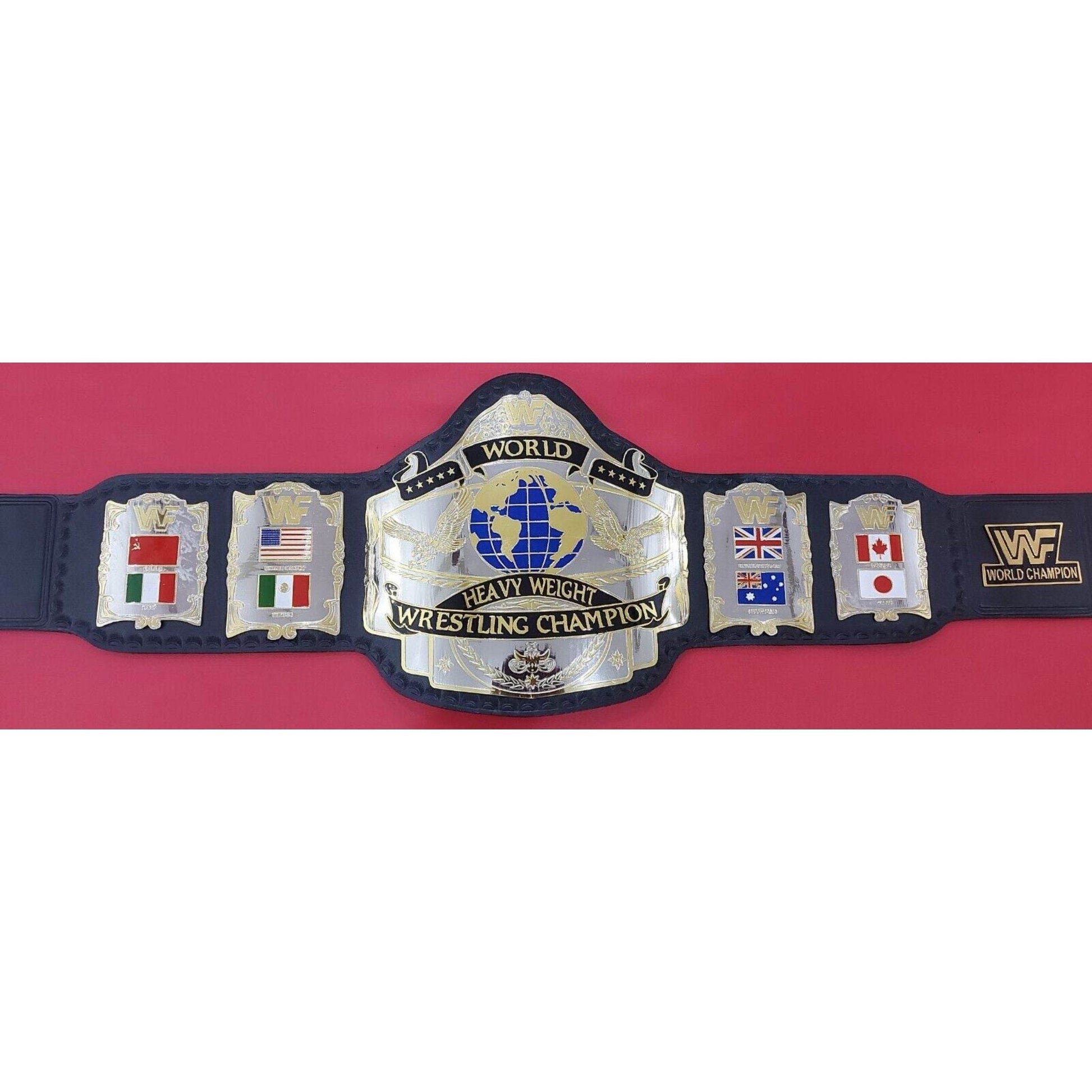 WWF Hulk Hogan 86 Wrestling Championship Replica Title Belt Championship Belt WWF Belt