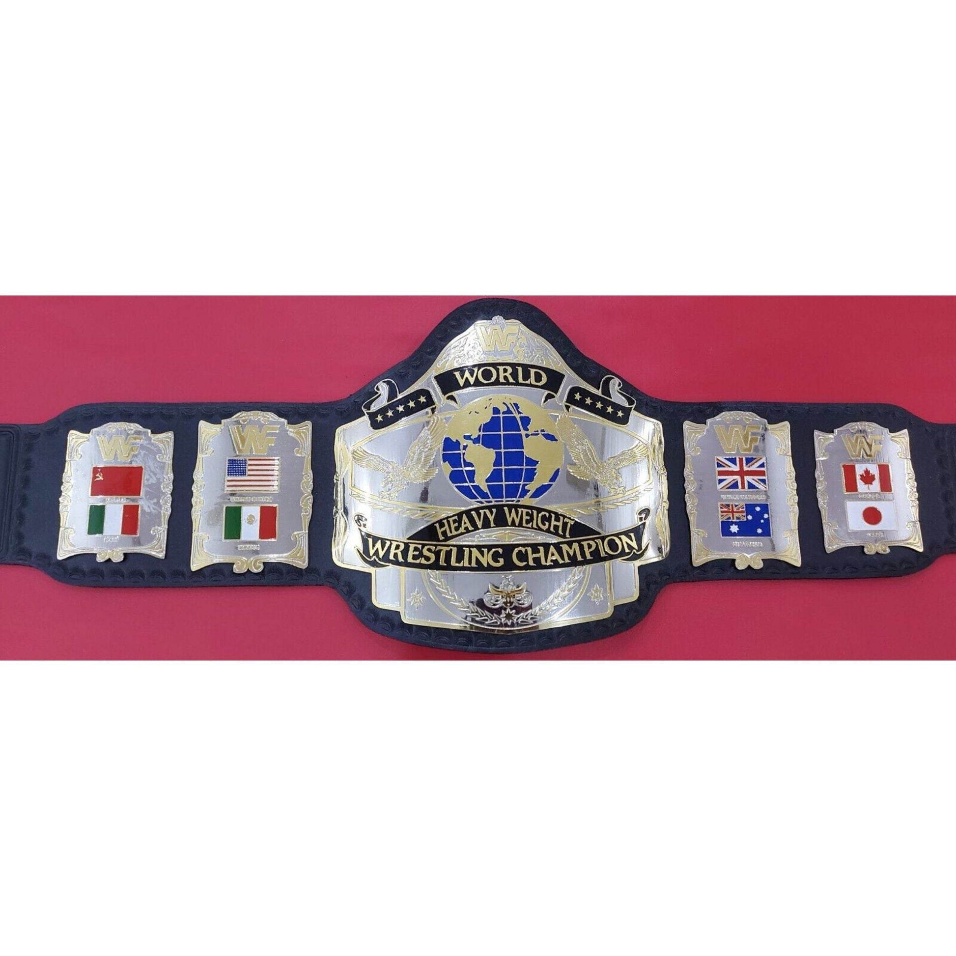 WWF Hulk Hogan 86 Wrestling Championship Replica Title Belt Championship Belt WWF Belt