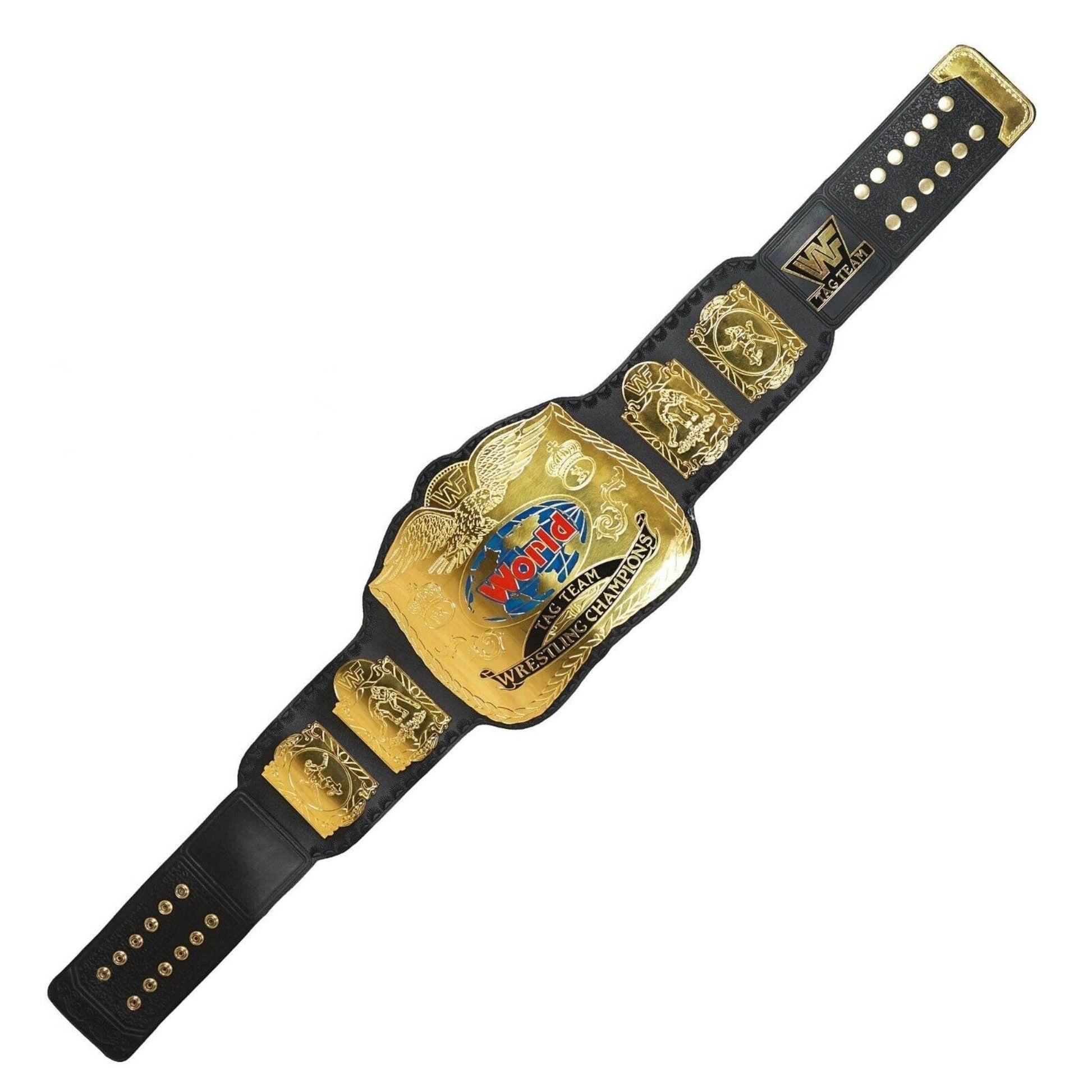 WWF World Tag Team Championship Replica Title Belt Championship Belt WWF Belt