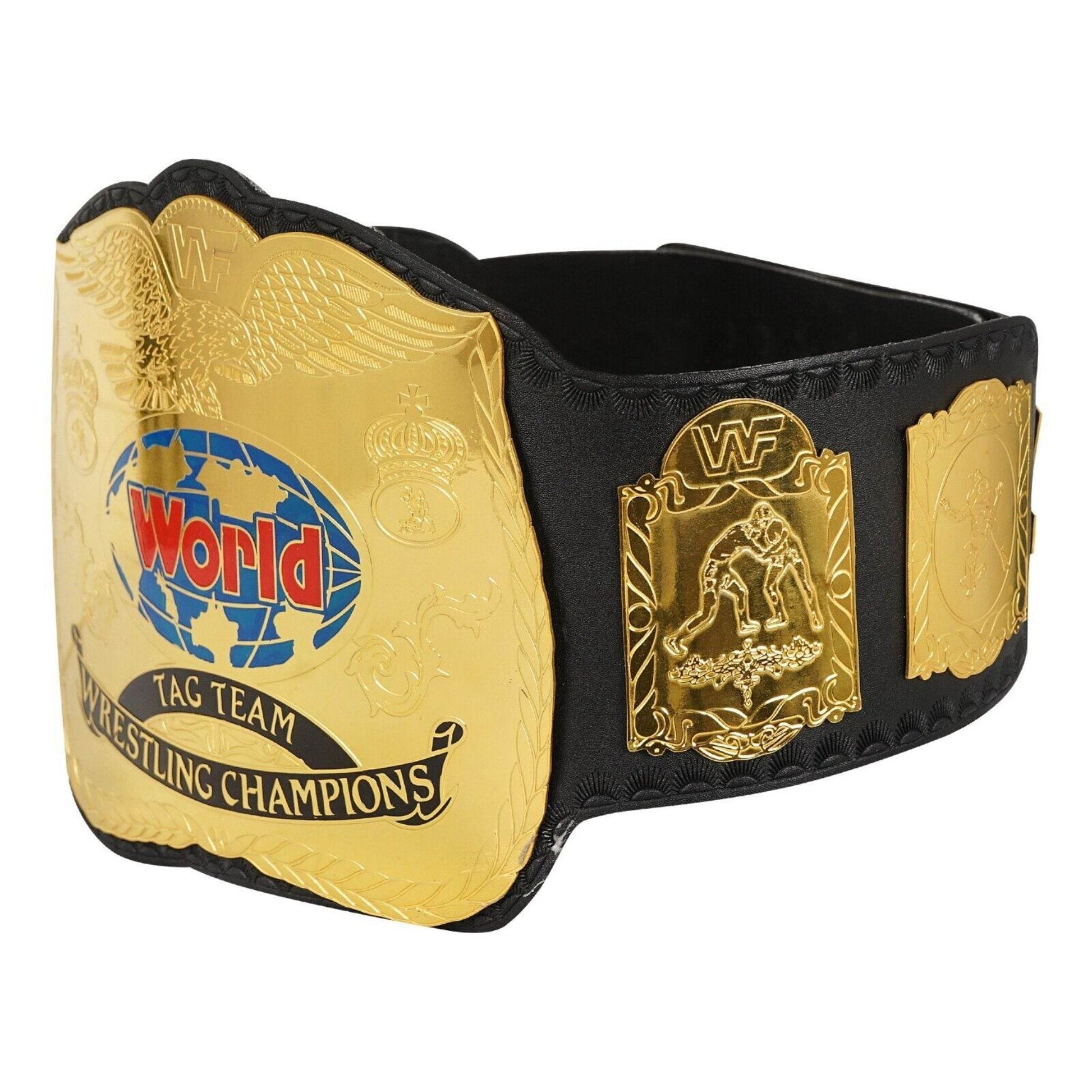 WWF World Tag Team Championship Replica Title Belt Championship Belt WWF Belt