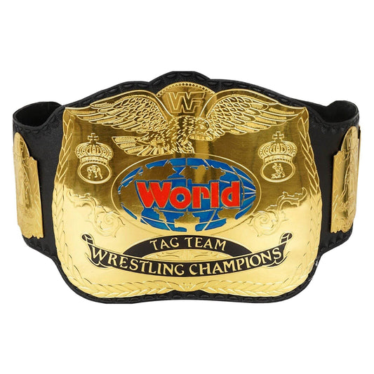 WWF World Tag Team Championship Replica Title Belt Championship Belt WWF Belt