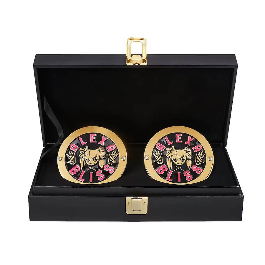 Alexa Bliss Championship Replica Side Plate Box Set Championship Belt WWF Belt